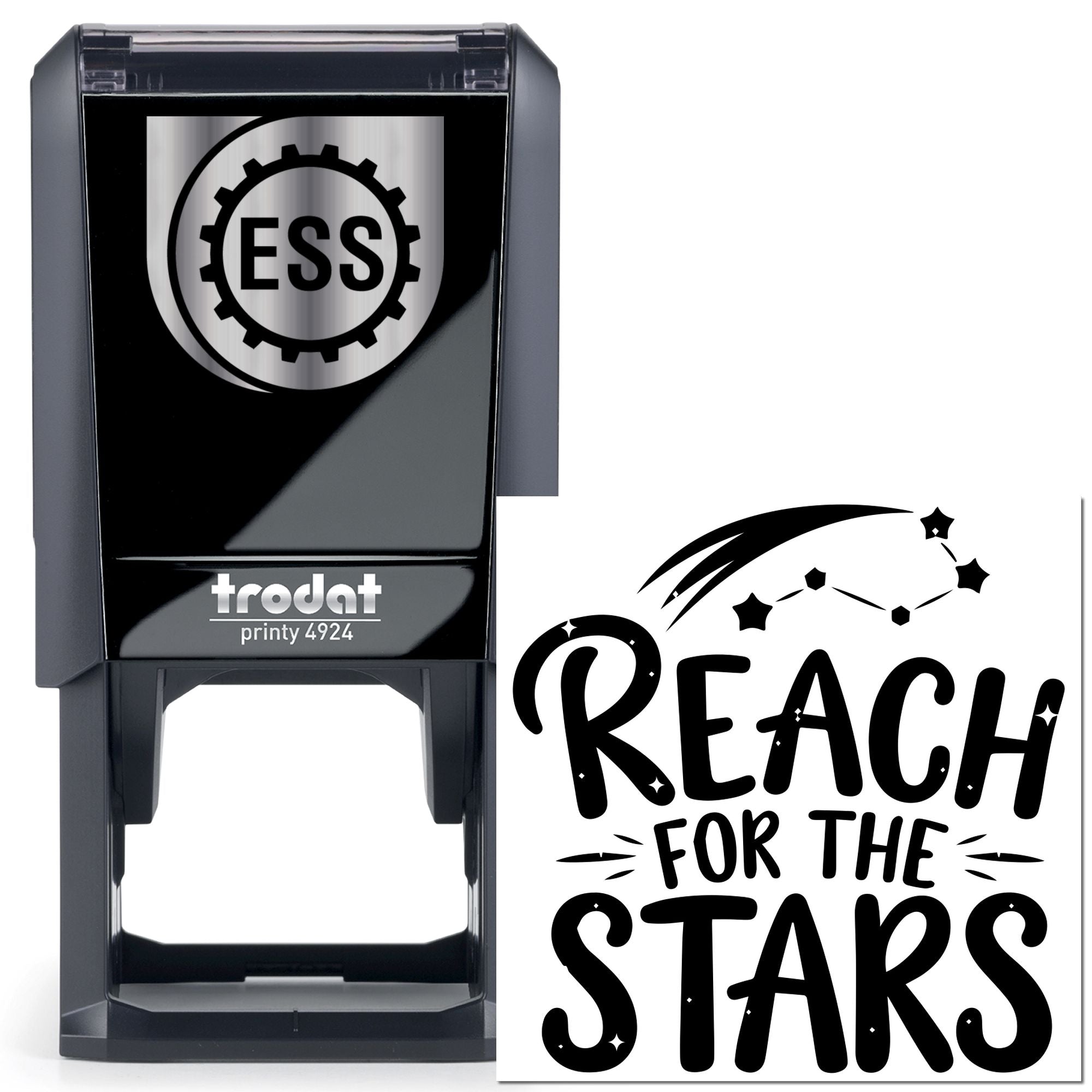 Self-Inking Motivational Poster Greeting Card Stamp