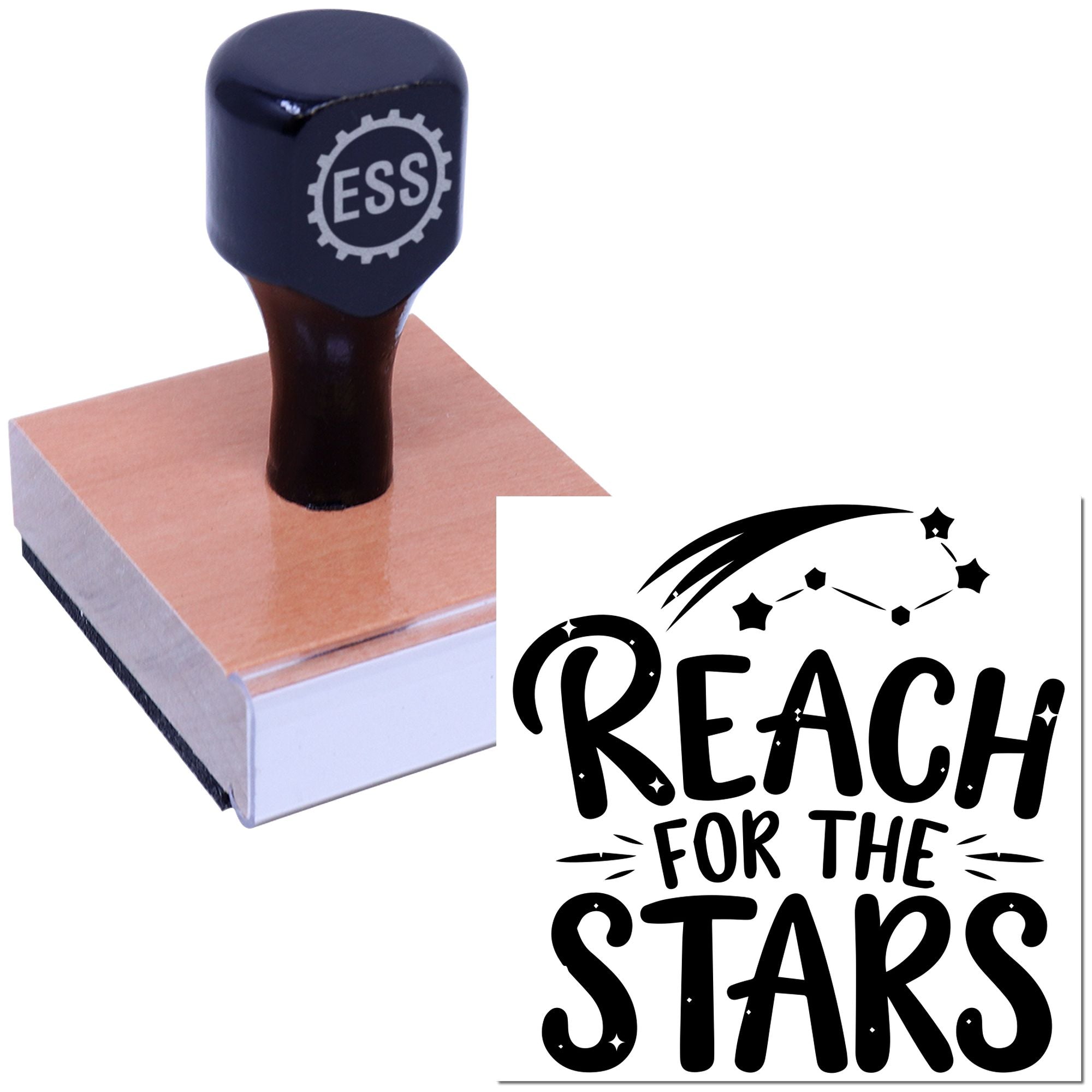 Celestial Inspiration Poster Note Card Rubber Stamp