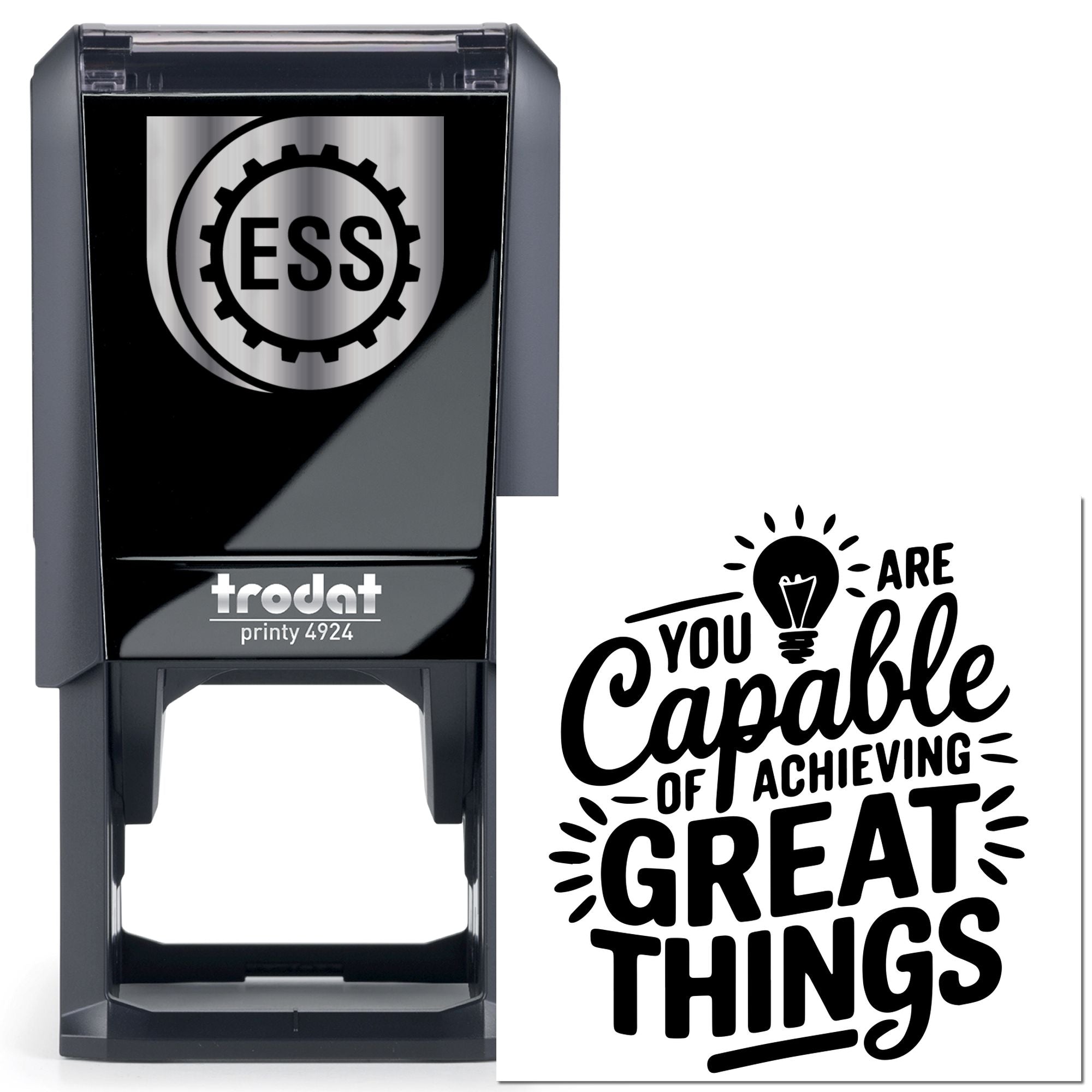 Self-Inking Motivational Quote Party Favor Stamp