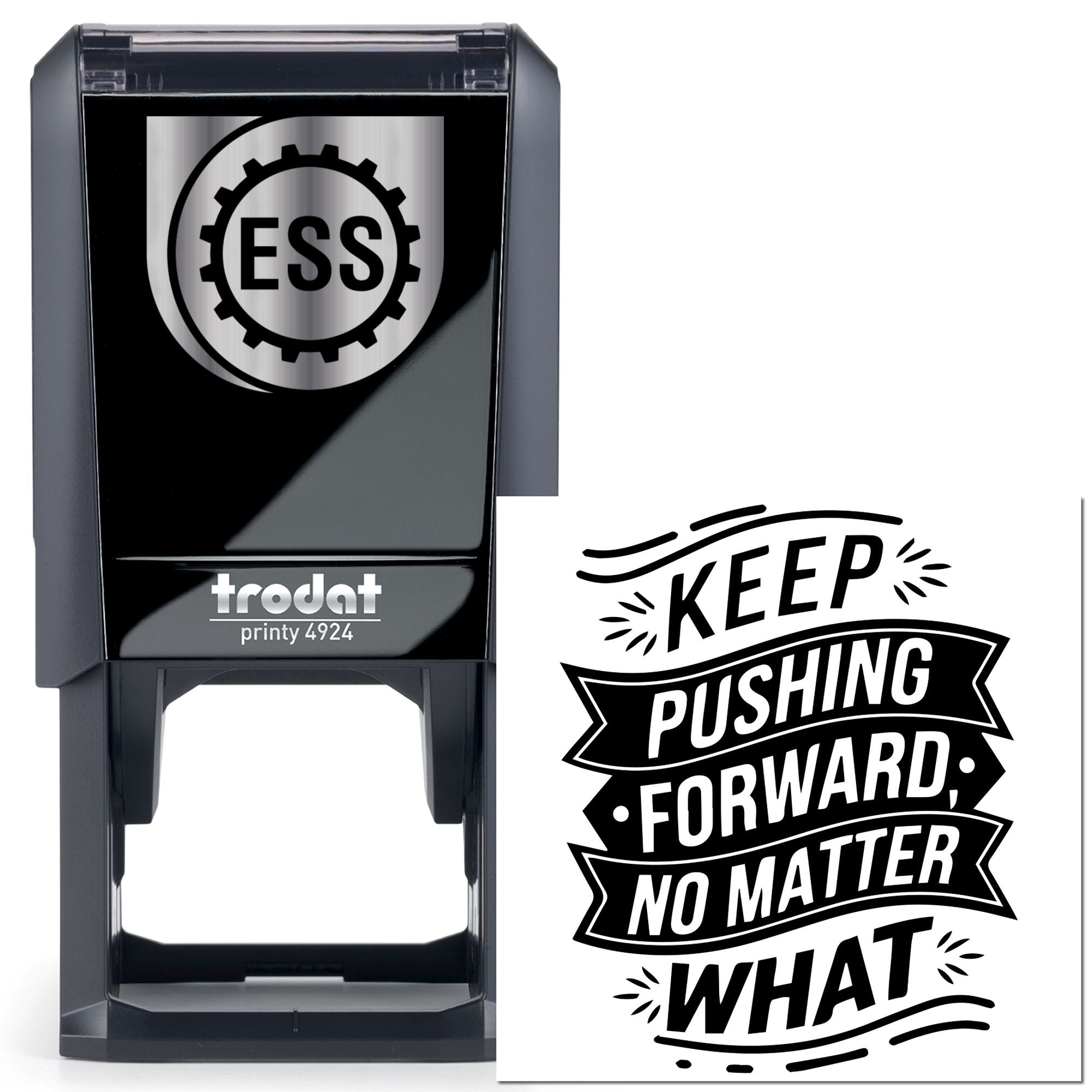 Self-Inking Forward Momentum Paper Craft Stamp