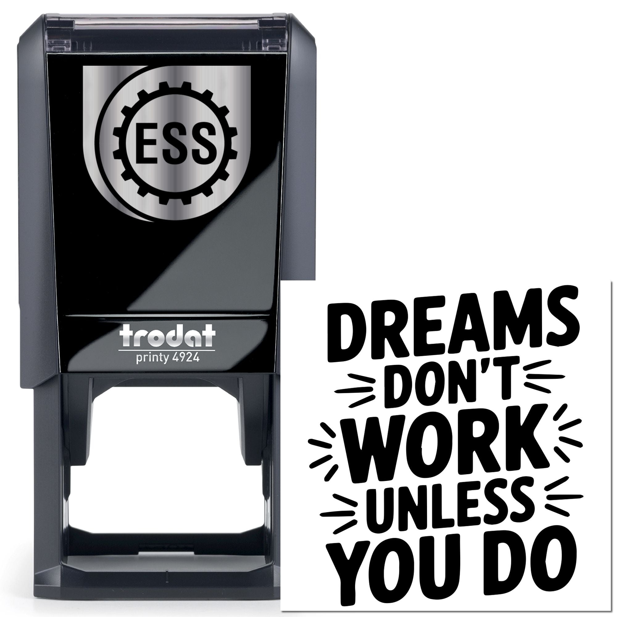 Self-Inking Motivation Poster Journaling Stamp