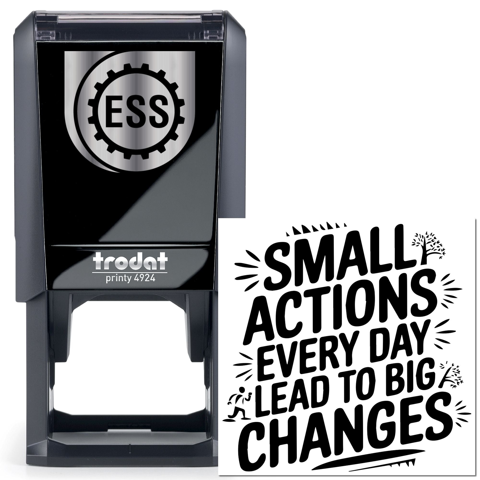 Self-Inking Small Actions Postcard Stamp