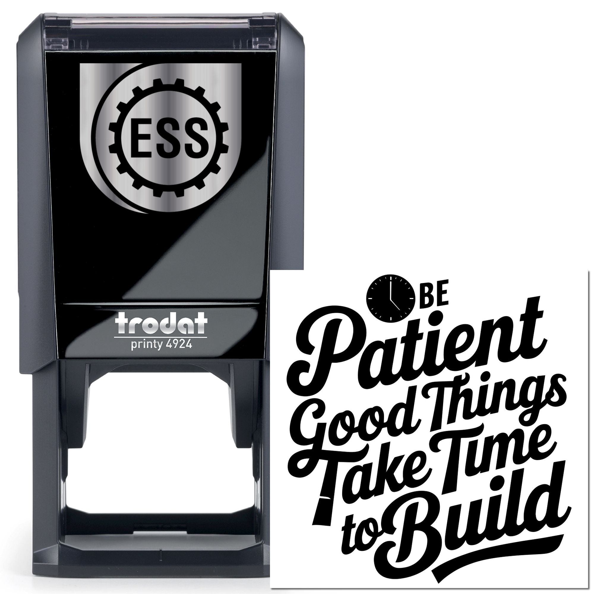 Self-Inking Patience Clock Tag Stamp