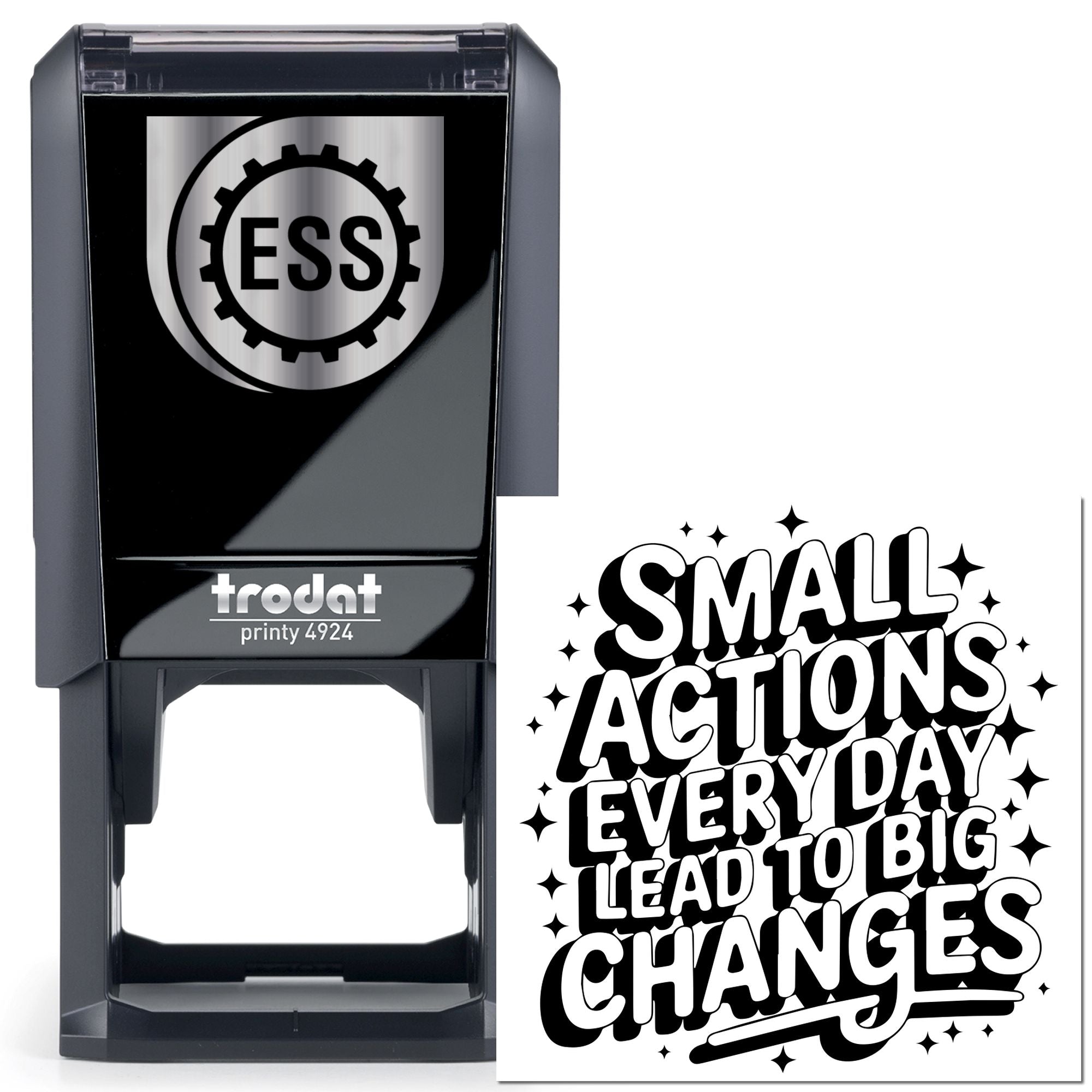 Self-Inking Motivational Quote Party Favor Stamp