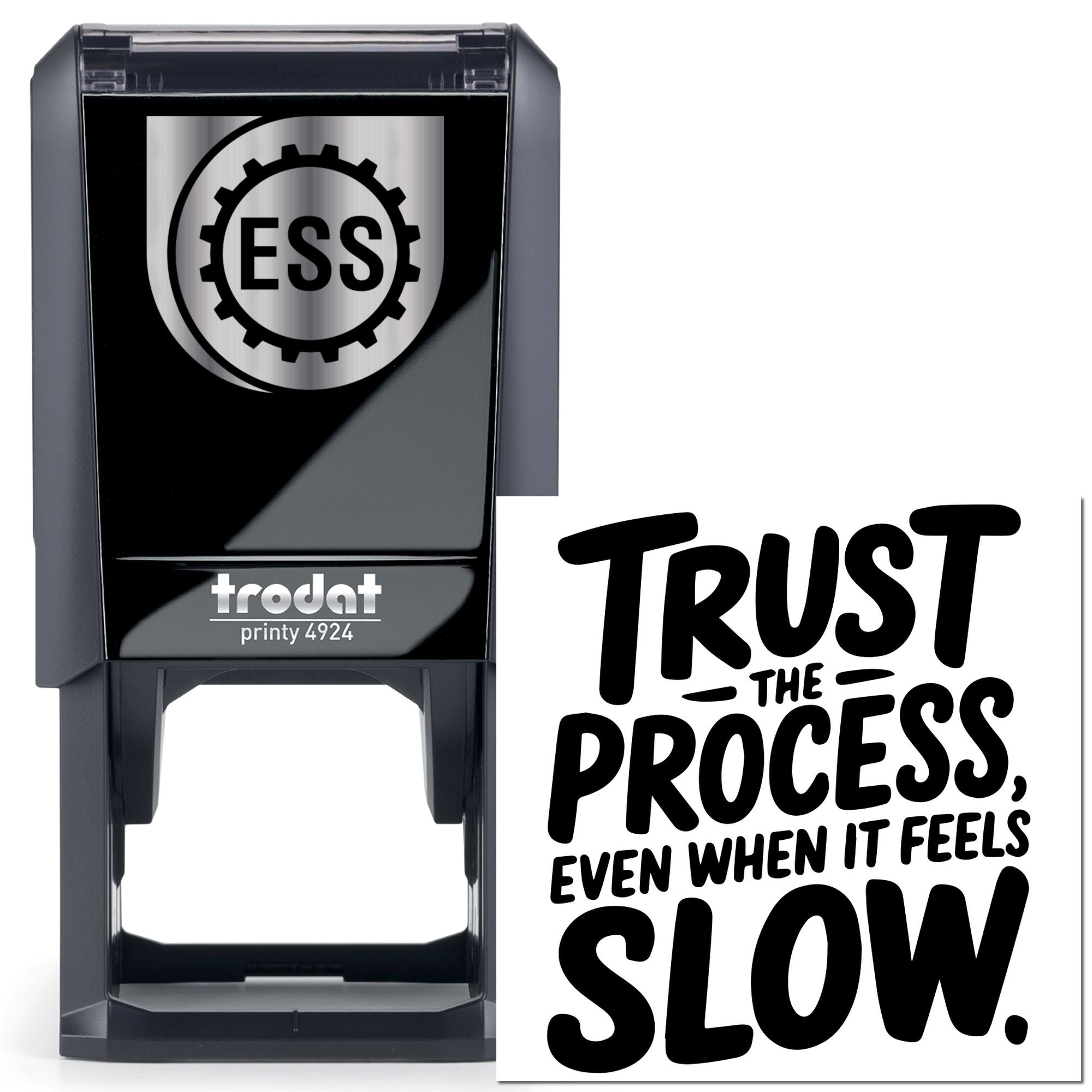 Self-Inking Slow Process Handcraft Stamp