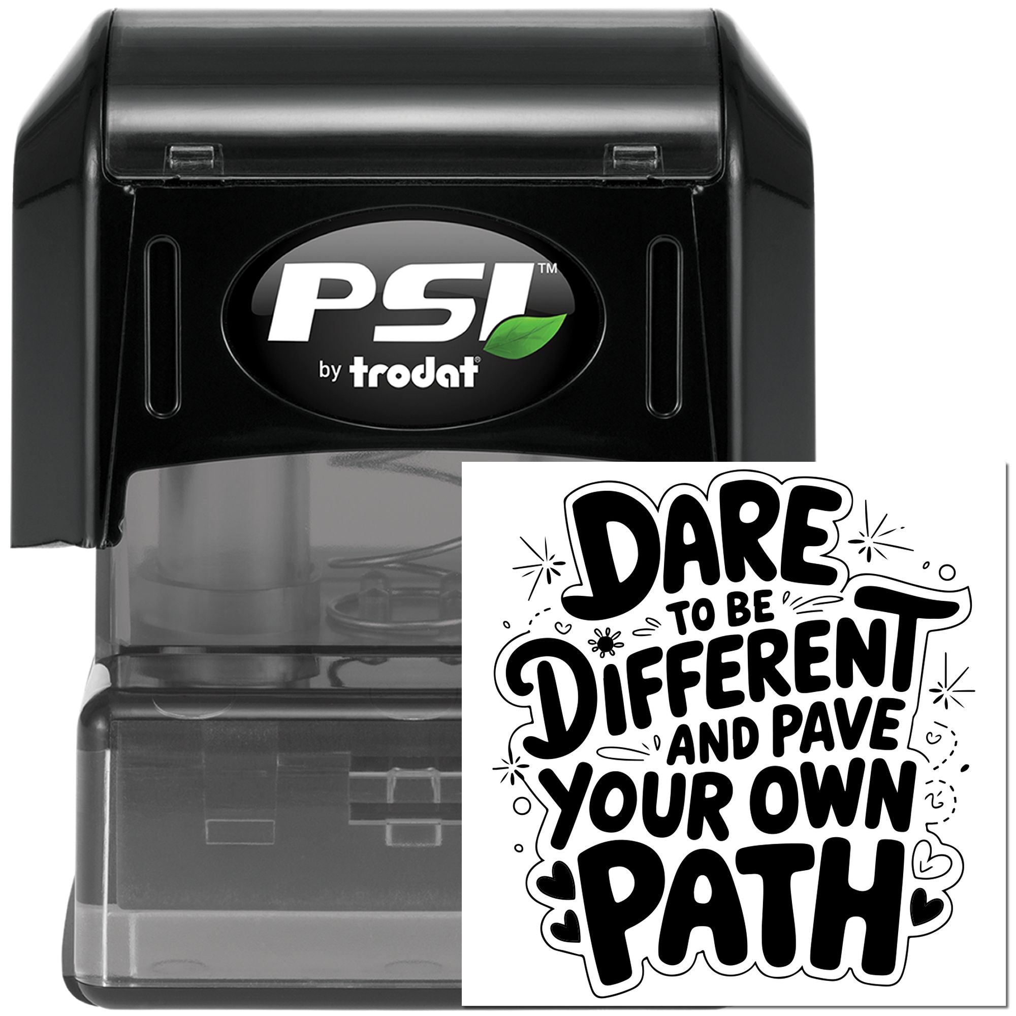 Pre-Inked Own Your Path Favor Tag Stamp