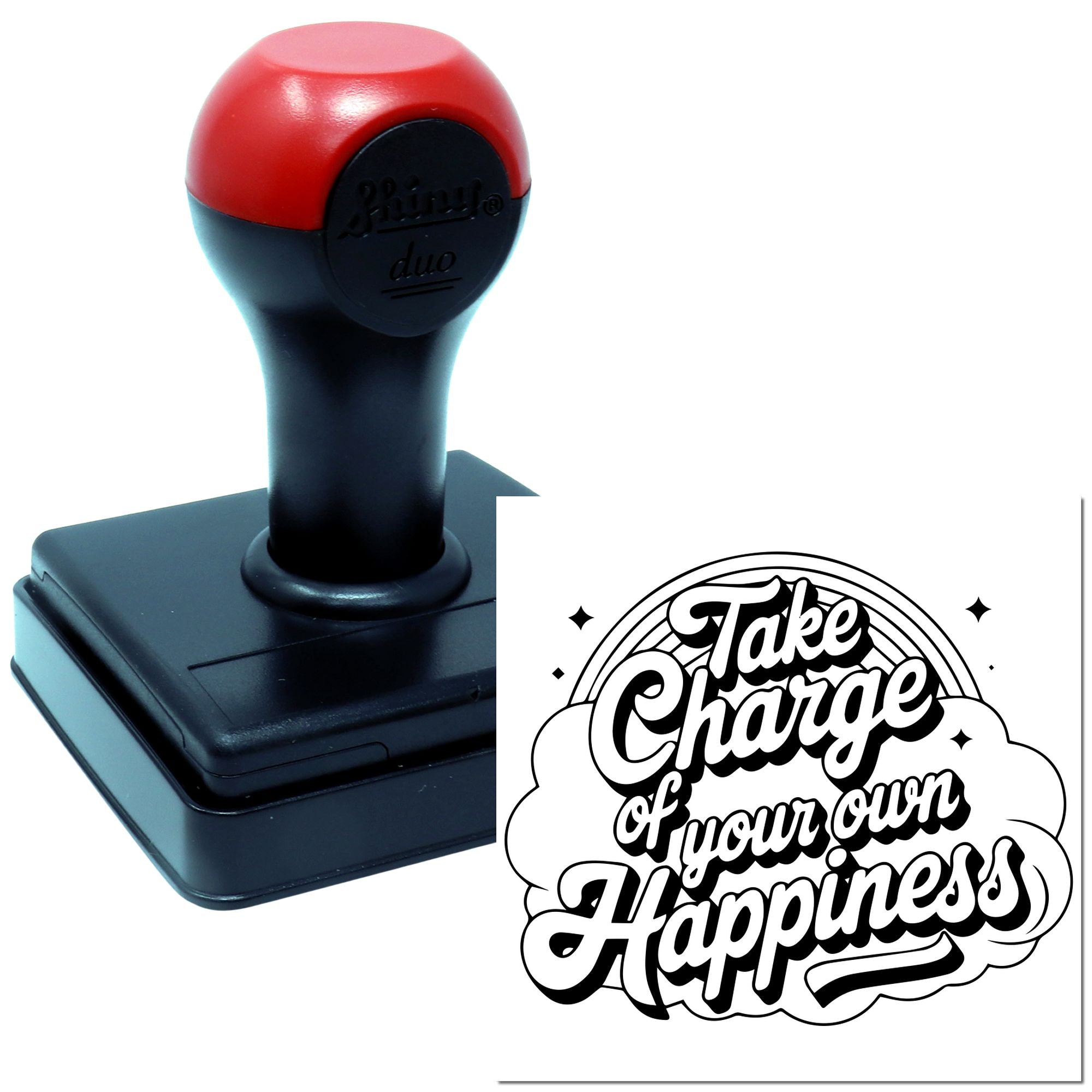 Duo Take Charge Own Your Happiness Hand Stamp
