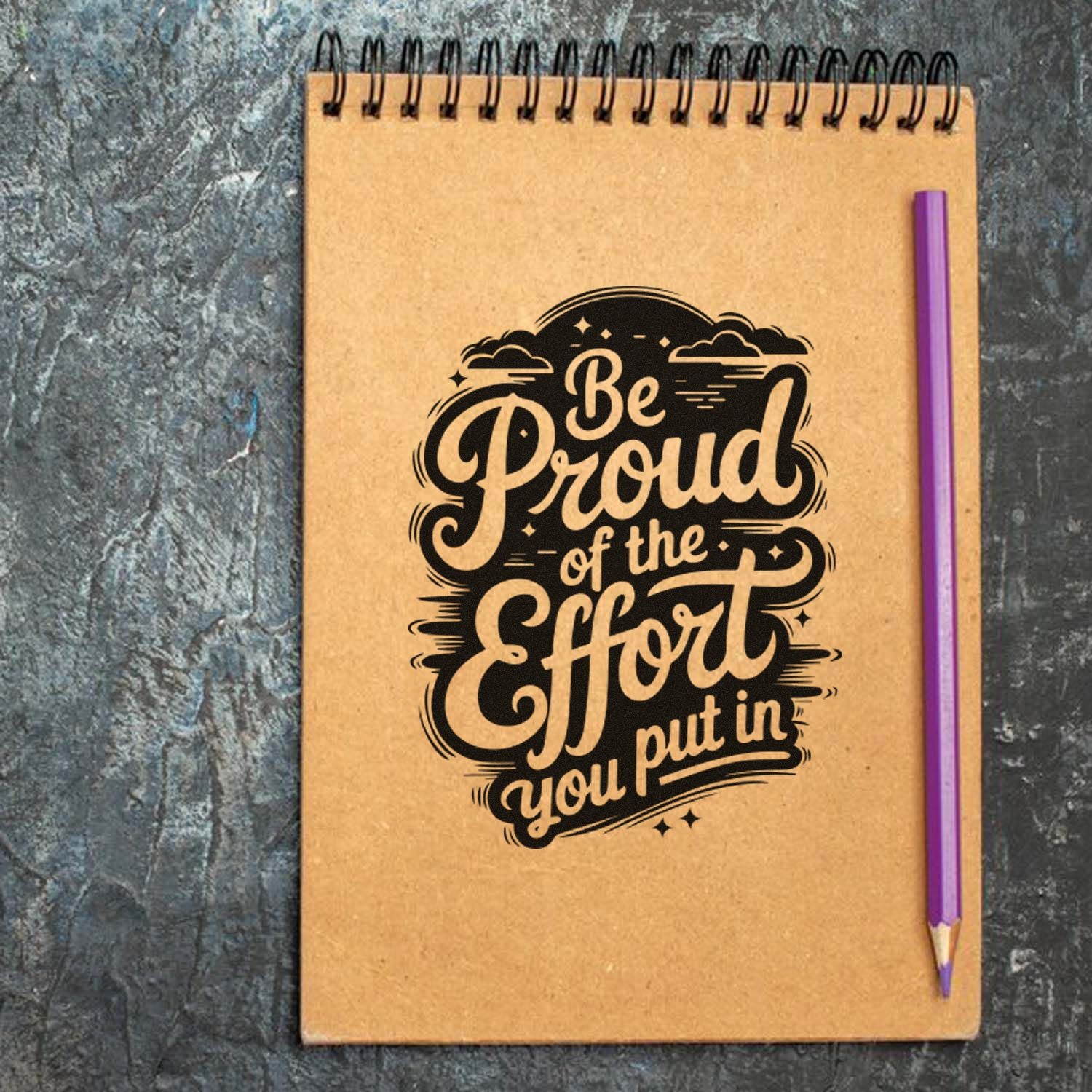 Self-Inking Motivational Quote Handcraft Stamp