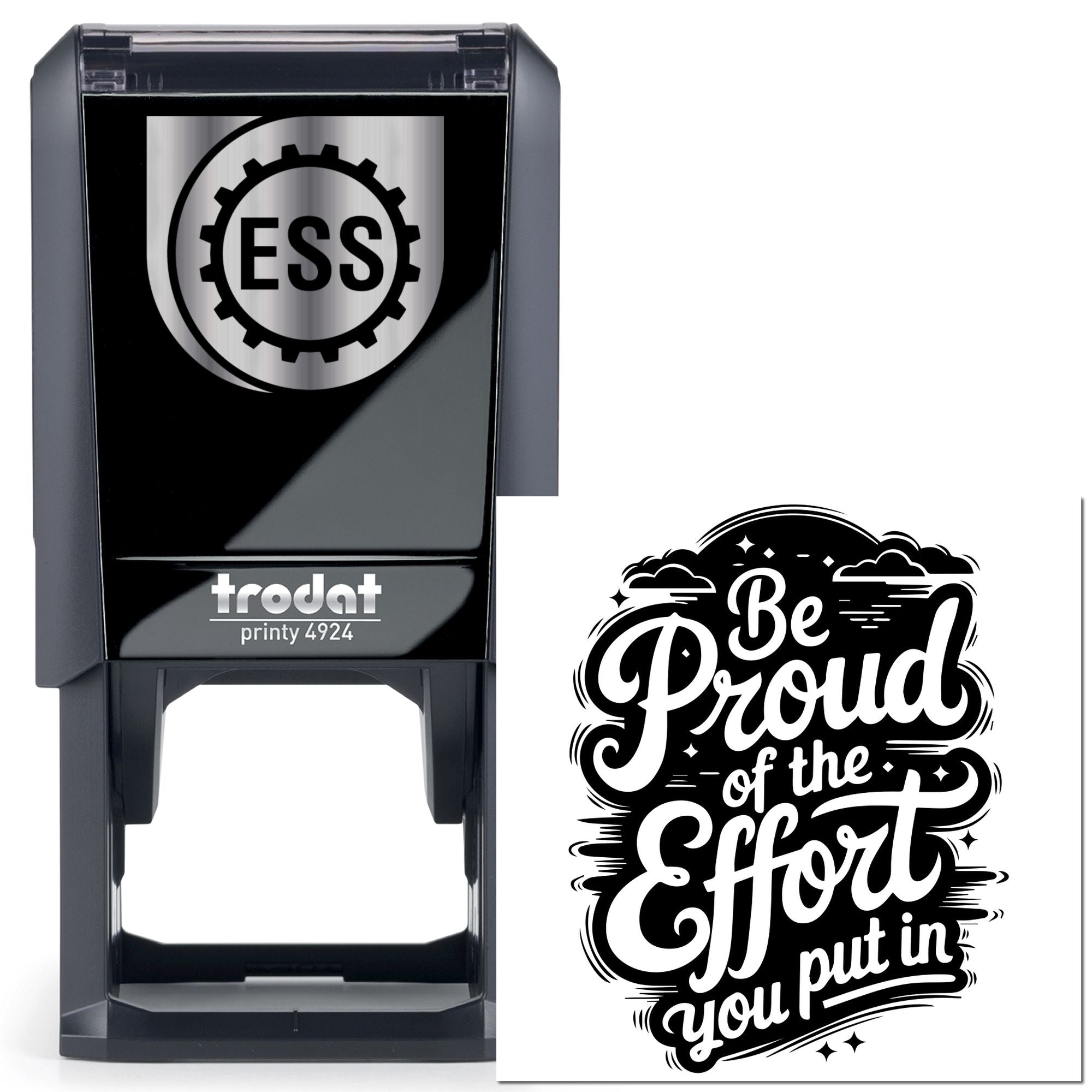 Self-Inking Motivational Quote Handcraft Stamp