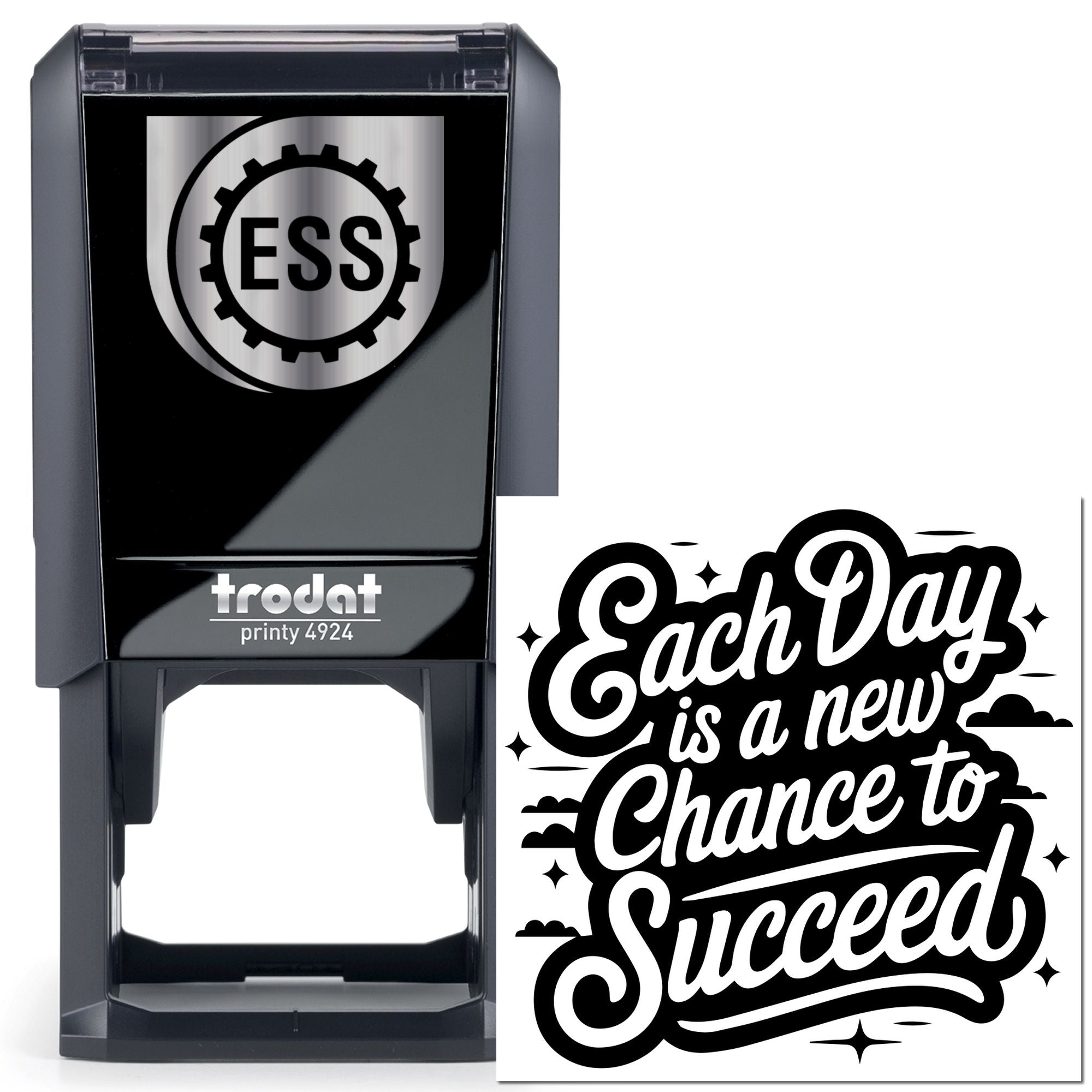 Self-Inking Motivational Quote Papercraft Stamp