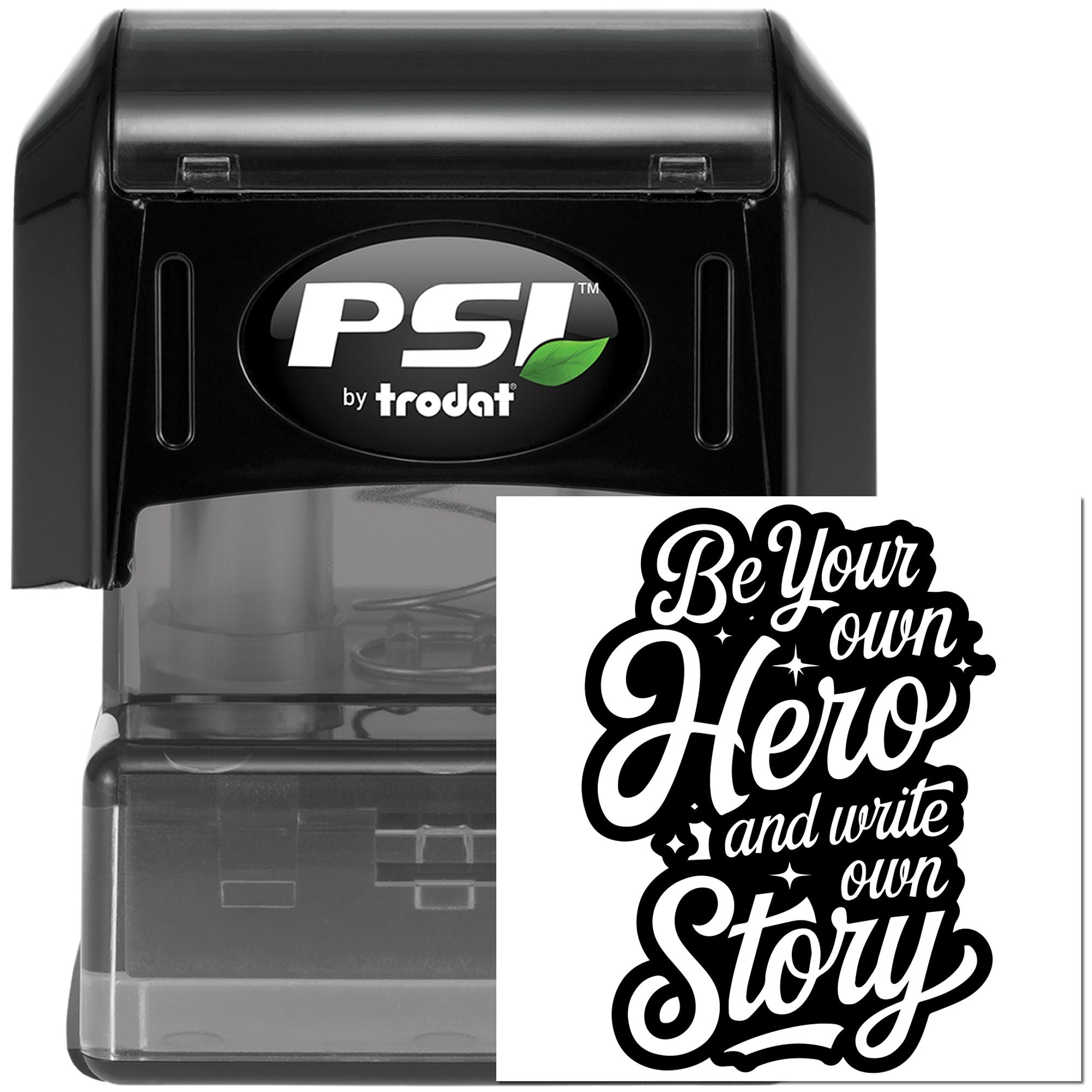 Pre-Inked Be Your Hero Paper Craft Stamp