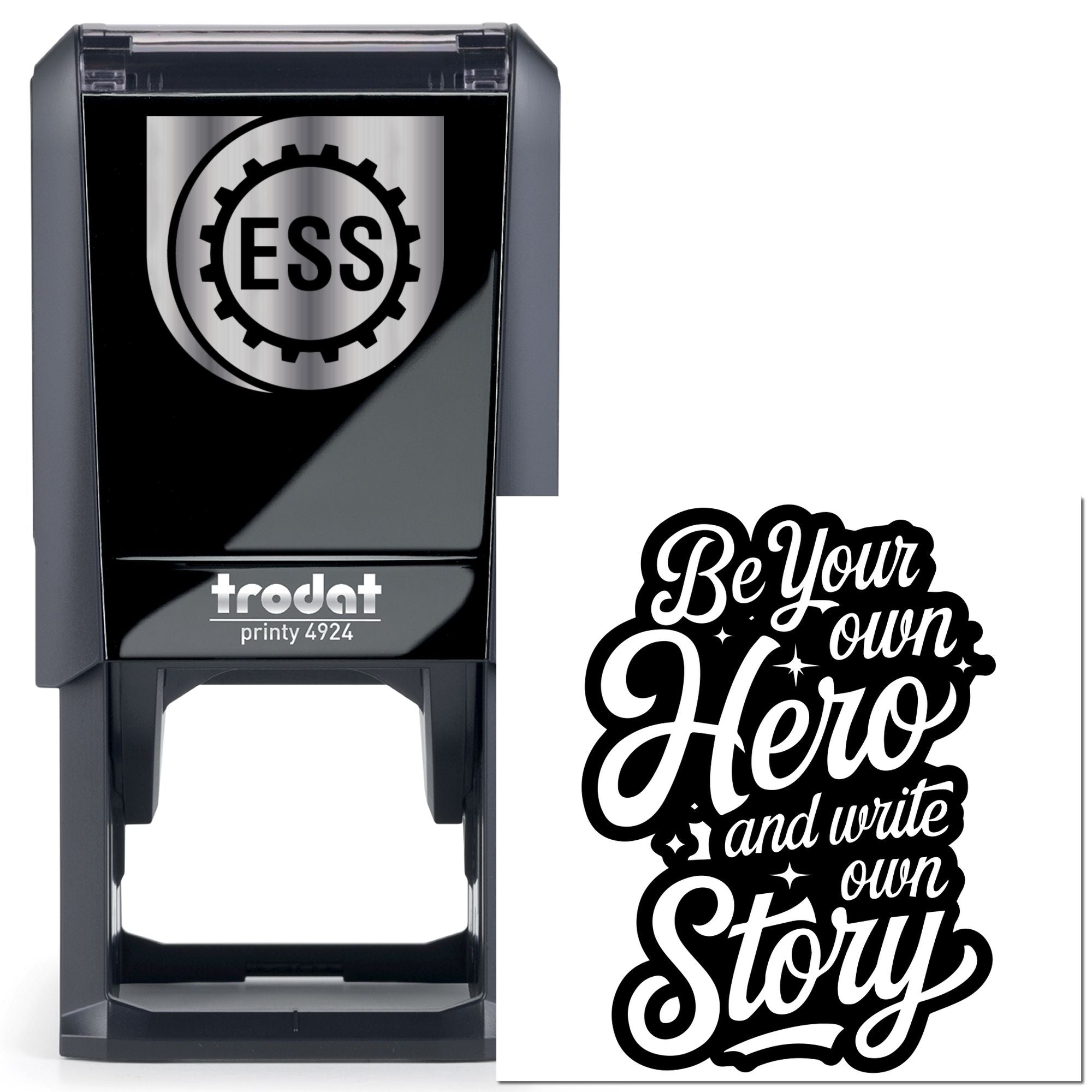 Self-Inking Inspirational Typography Journaling Stamp
