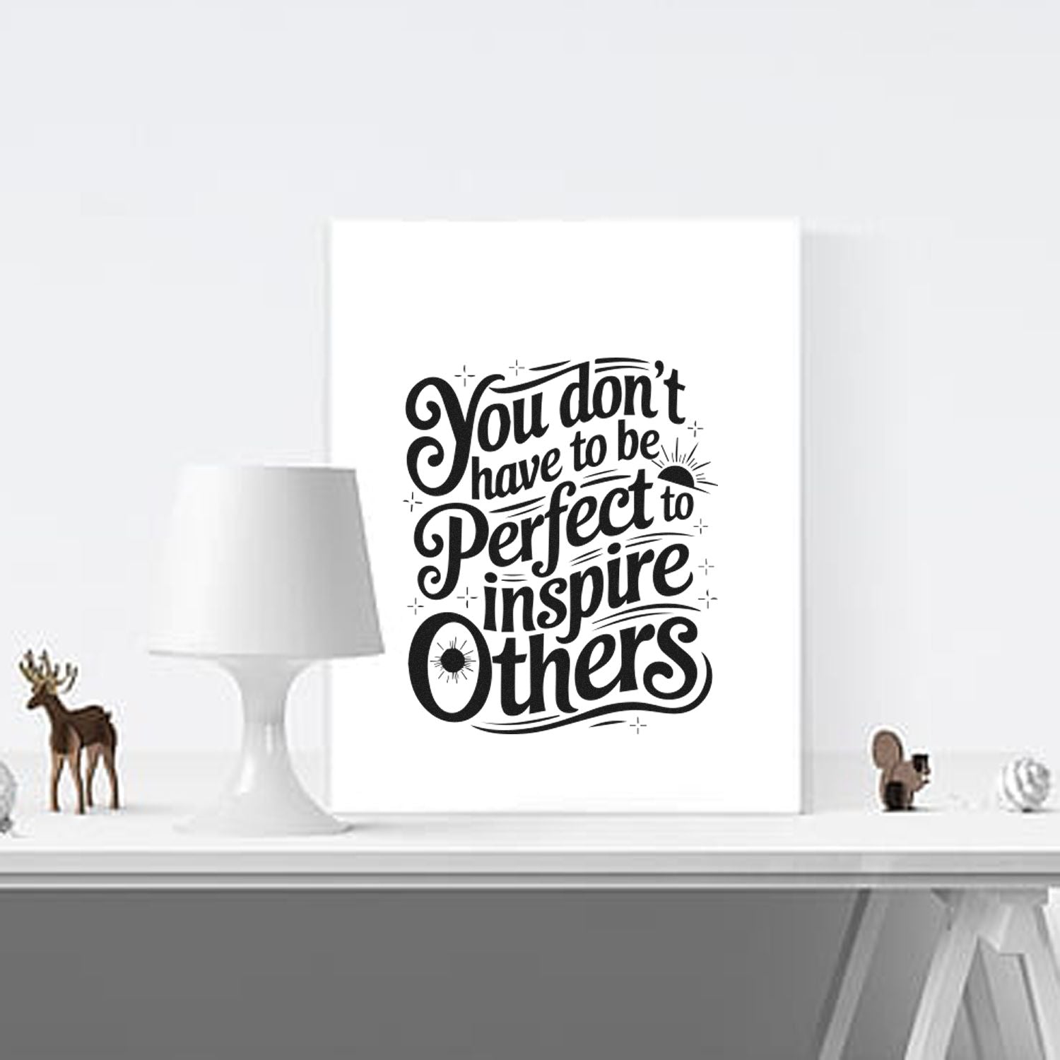 Duo Imperfect People Inspire Others Daily Hand Stamp