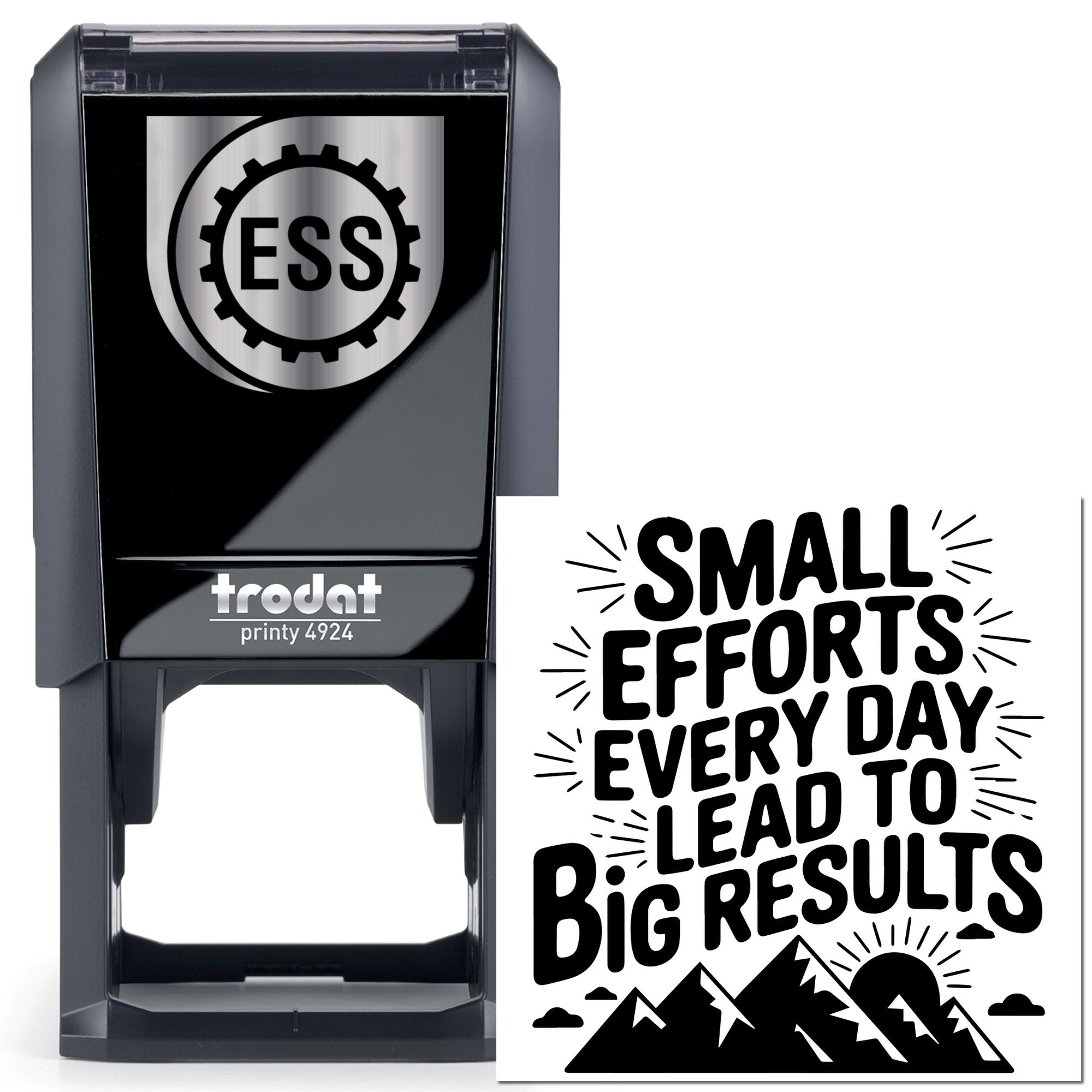 Self-Inking Steady Progress Scrapbooking Stamp