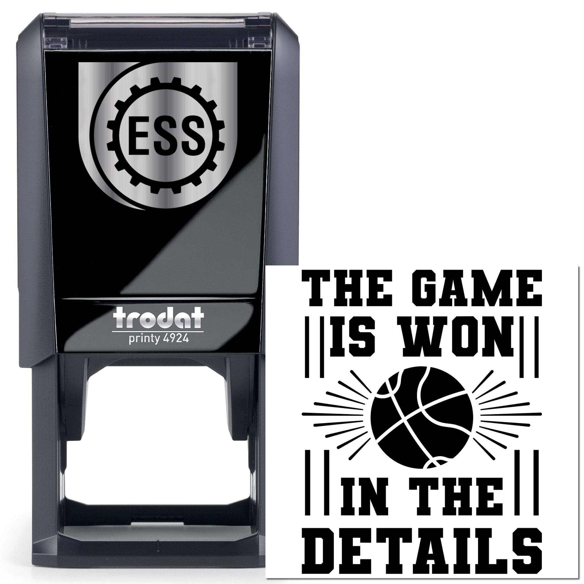 Self-Inking Winning Details Papercraft Stamp