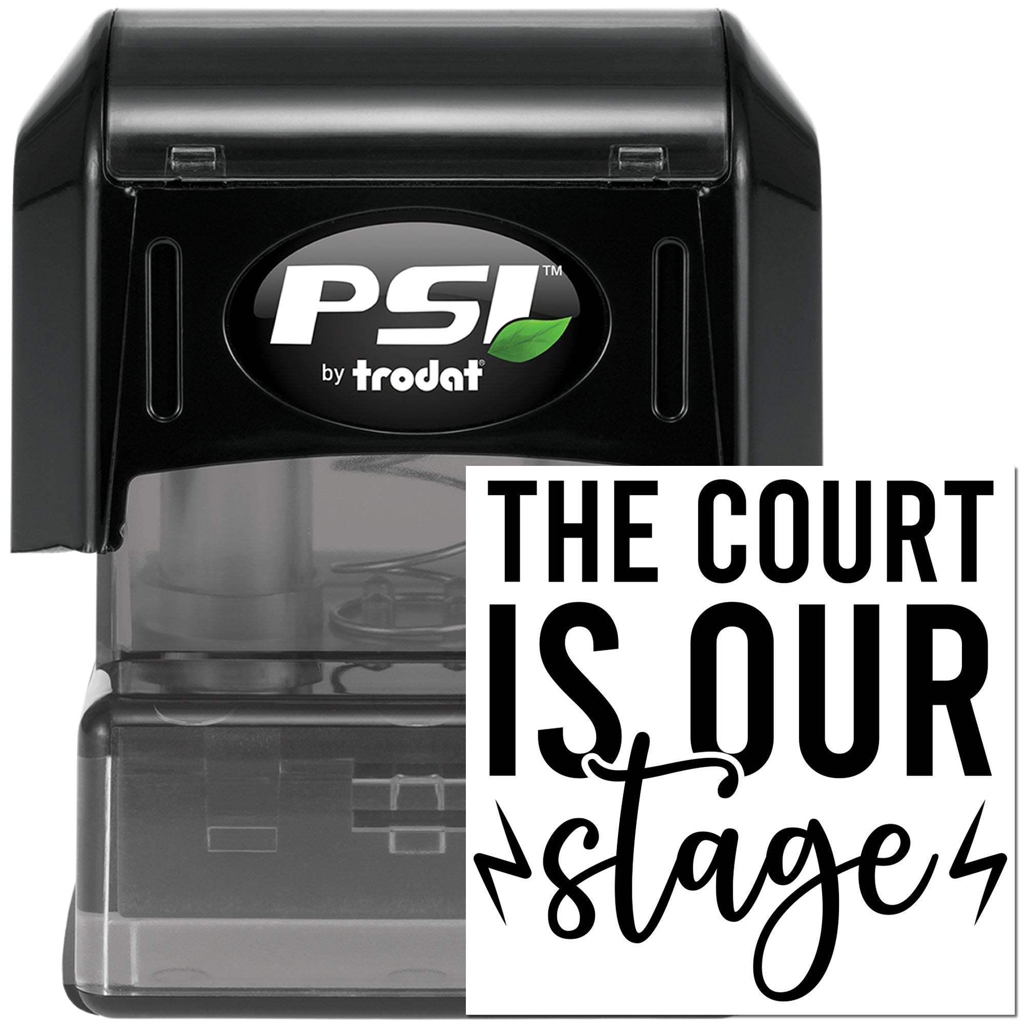 Pre-Inked Court Is Stage Scrapbooking Stamp
