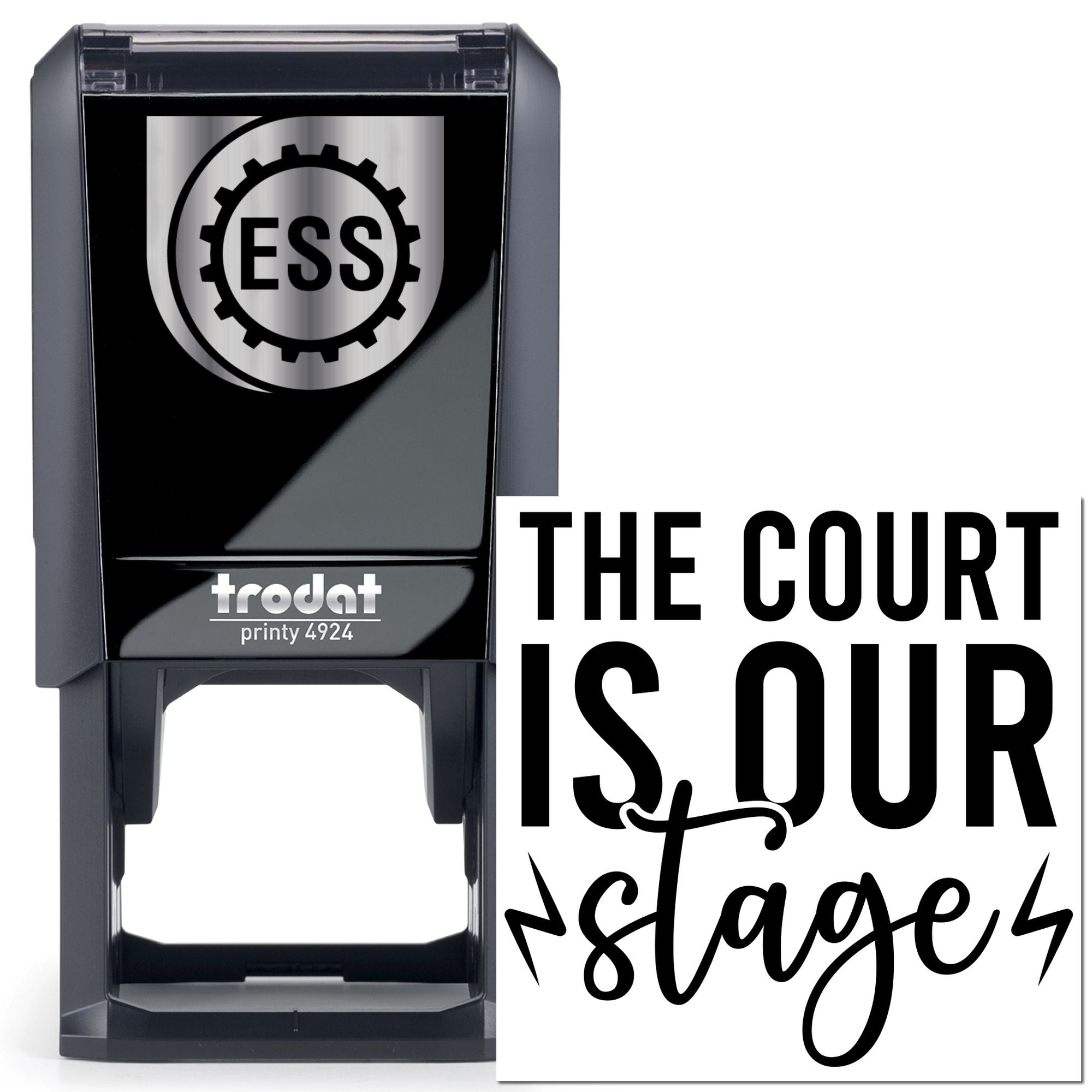 Self-Inking Court Stage Card Stamp