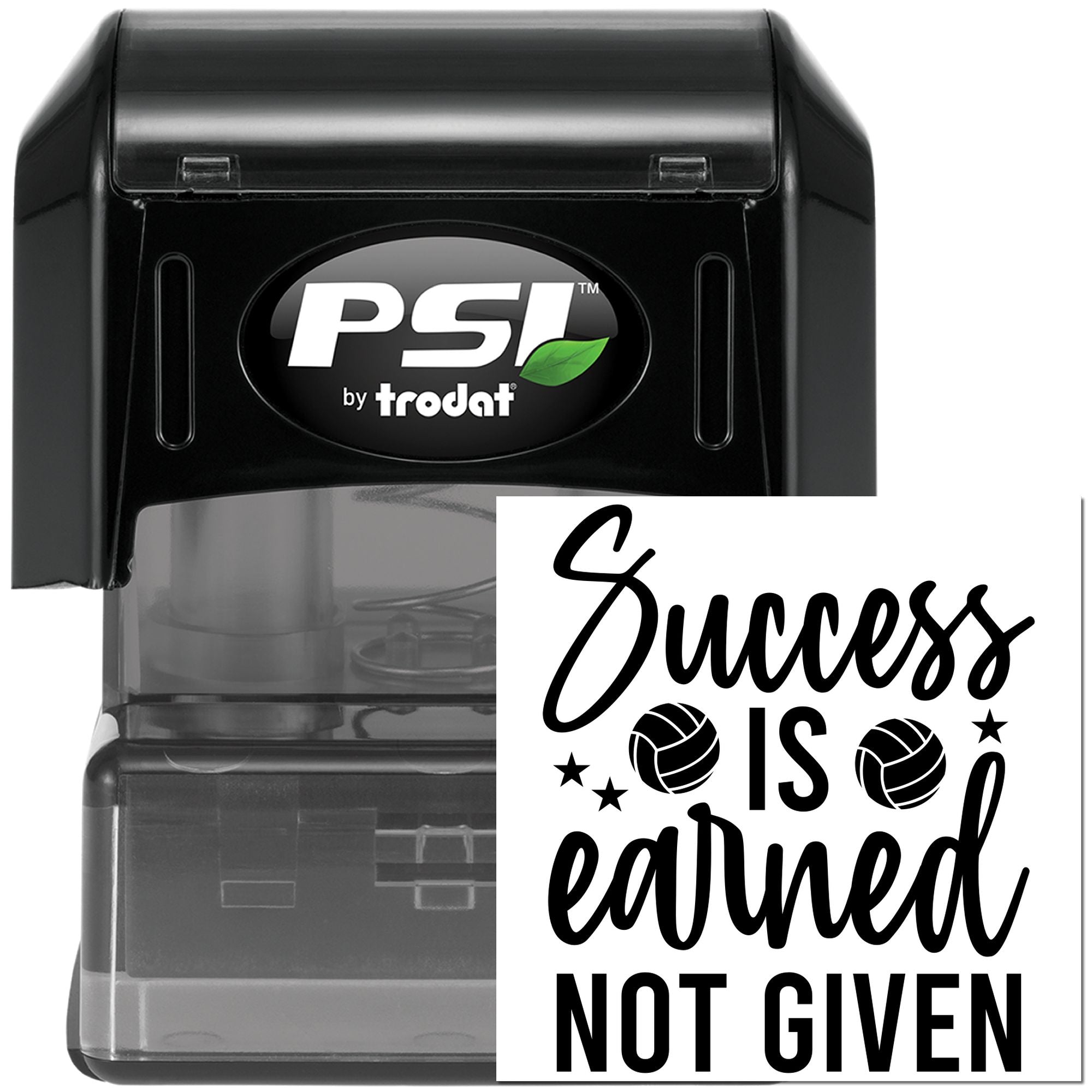 Pre-Inked Earned Not Given Card Stamp