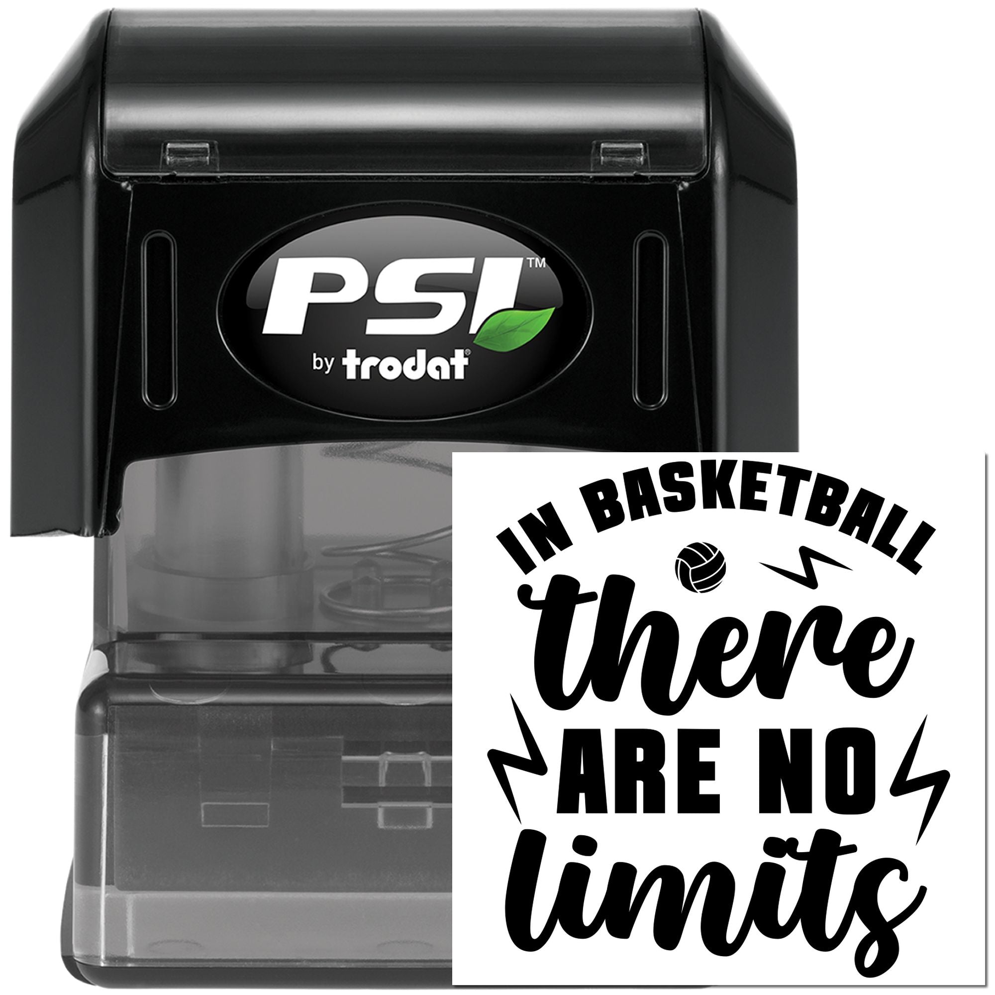 Pre-Inked Basketball Without Limits Papercraft Stamp