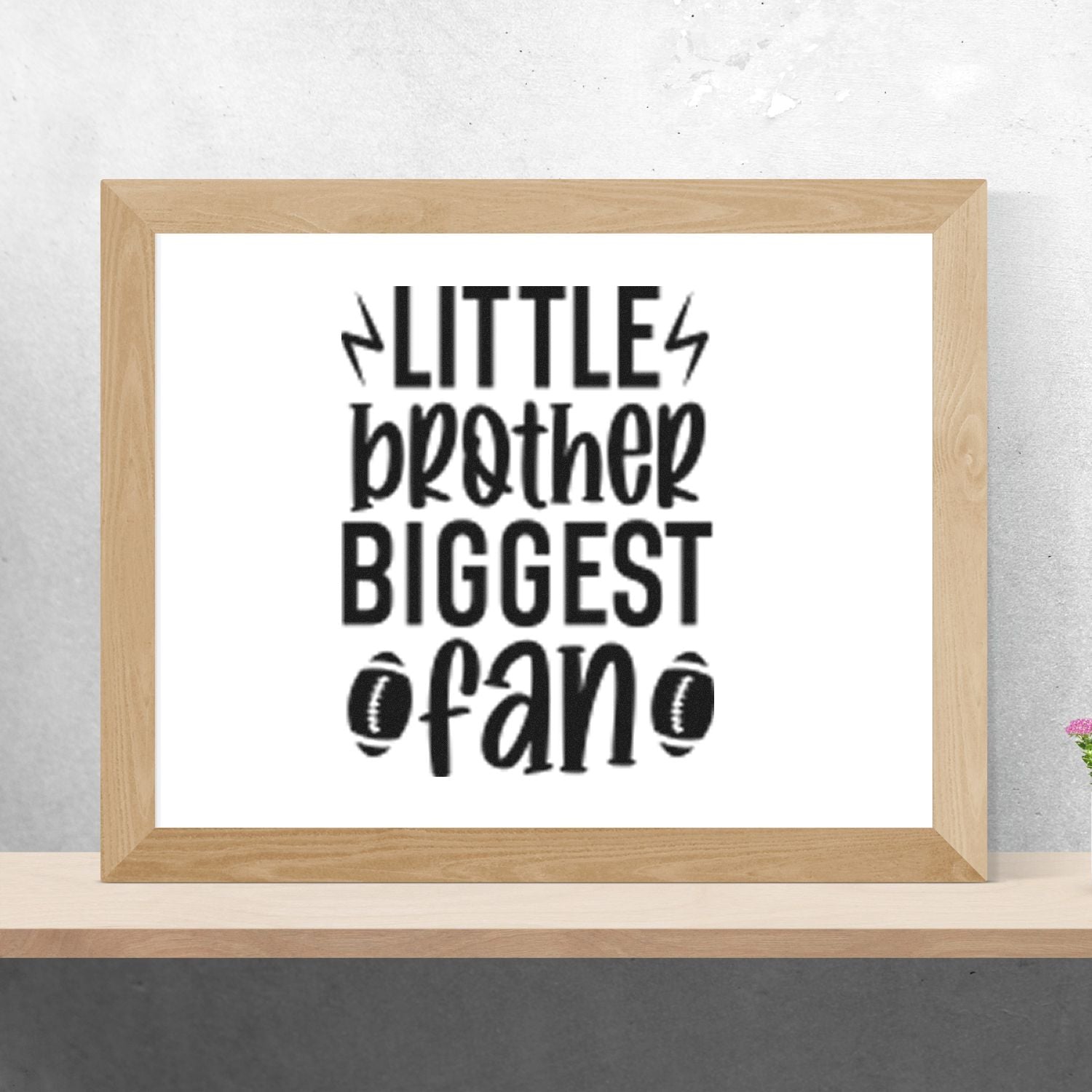 Little Bro Fan Handcraft Rubber Stamp