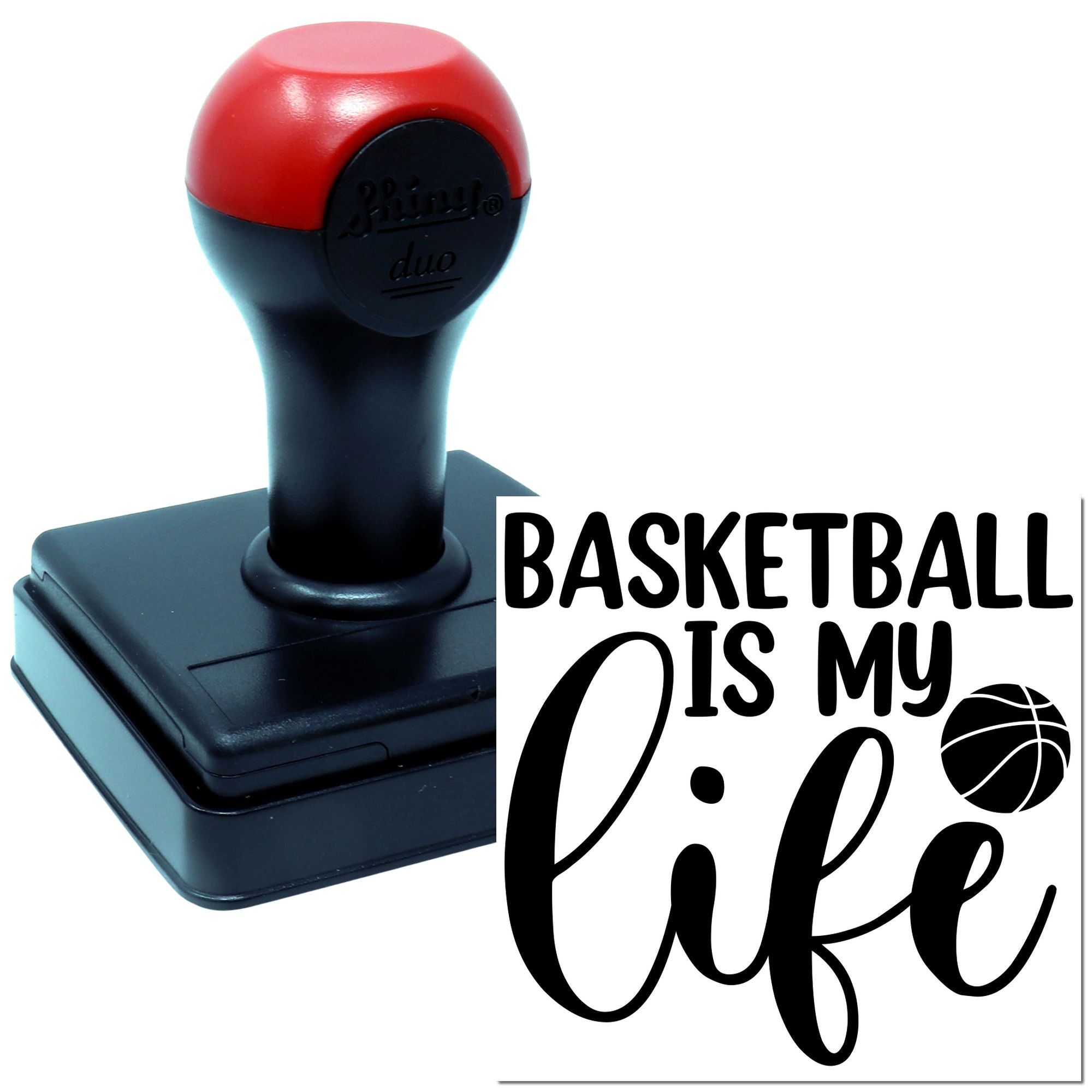 Duo Basketball Is My True Passion Hand Stamp