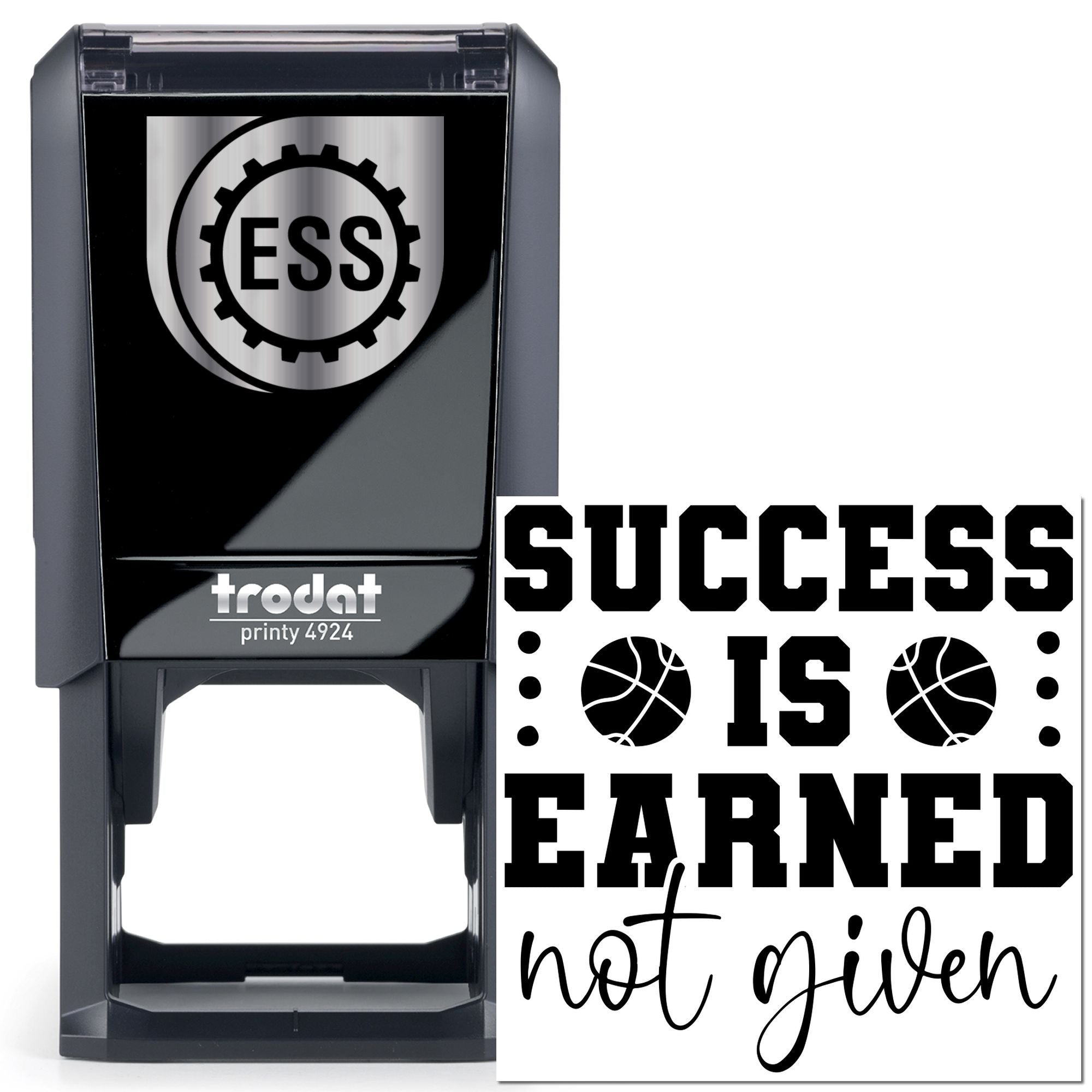 Self-Inking Earned Success Party Favor Stamp