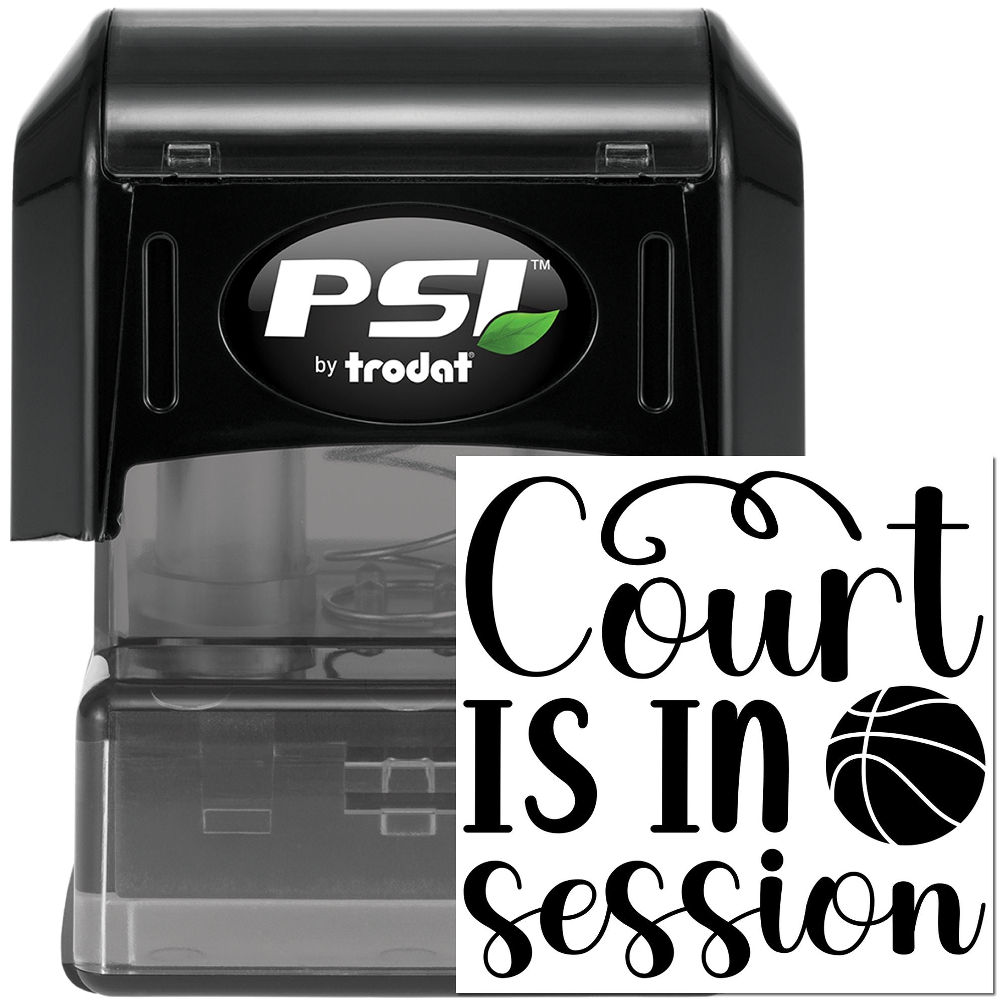 Pre-Inked Court In Session Scrapbooking Stamp