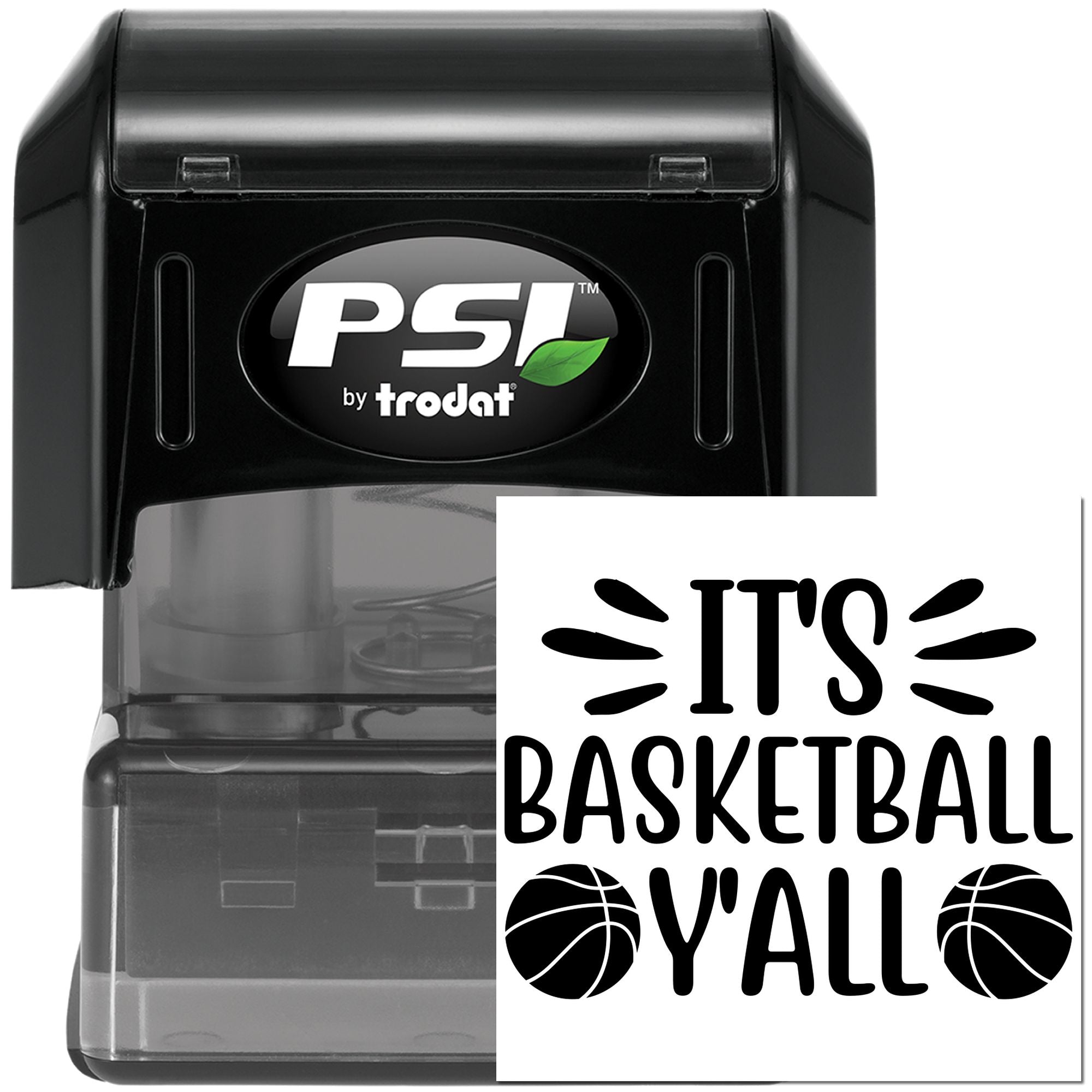 Pre-Inked It's Basketball Y'all Card Stamp