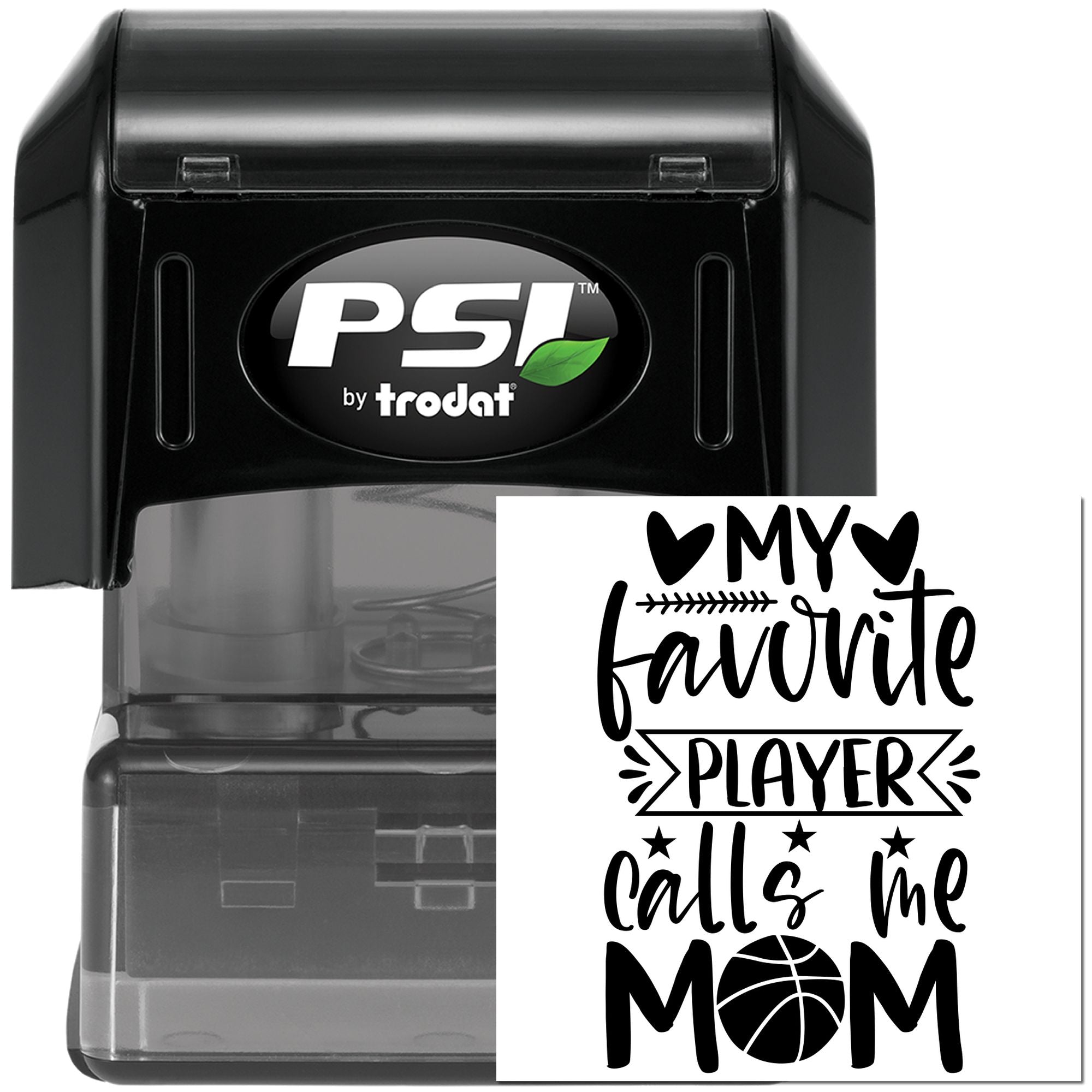 Pre-Inked Favorite Player Mom Card Stamp