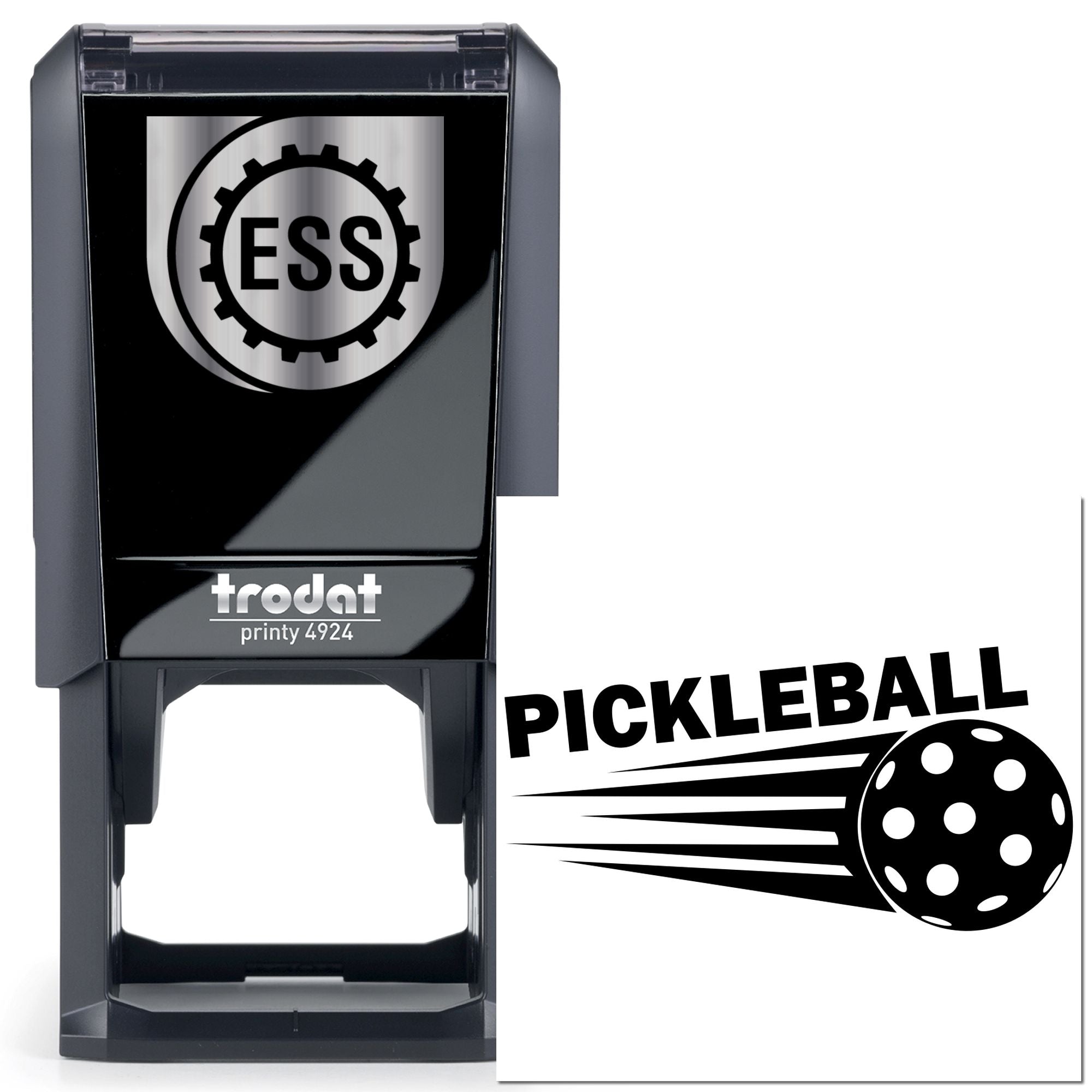 Self-Inking Pickle Ball Note Card Stamp