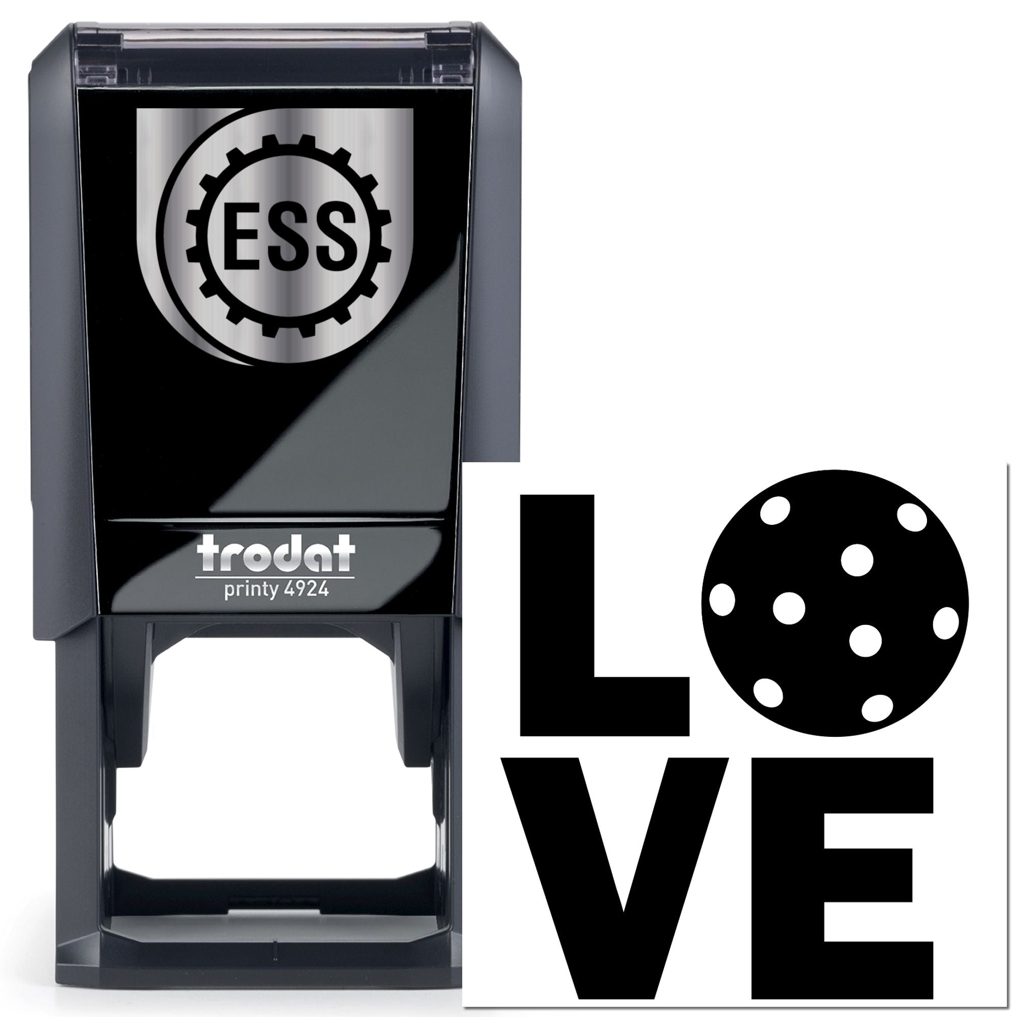 Self-Inking Love Cookie Favor Tag Stamp