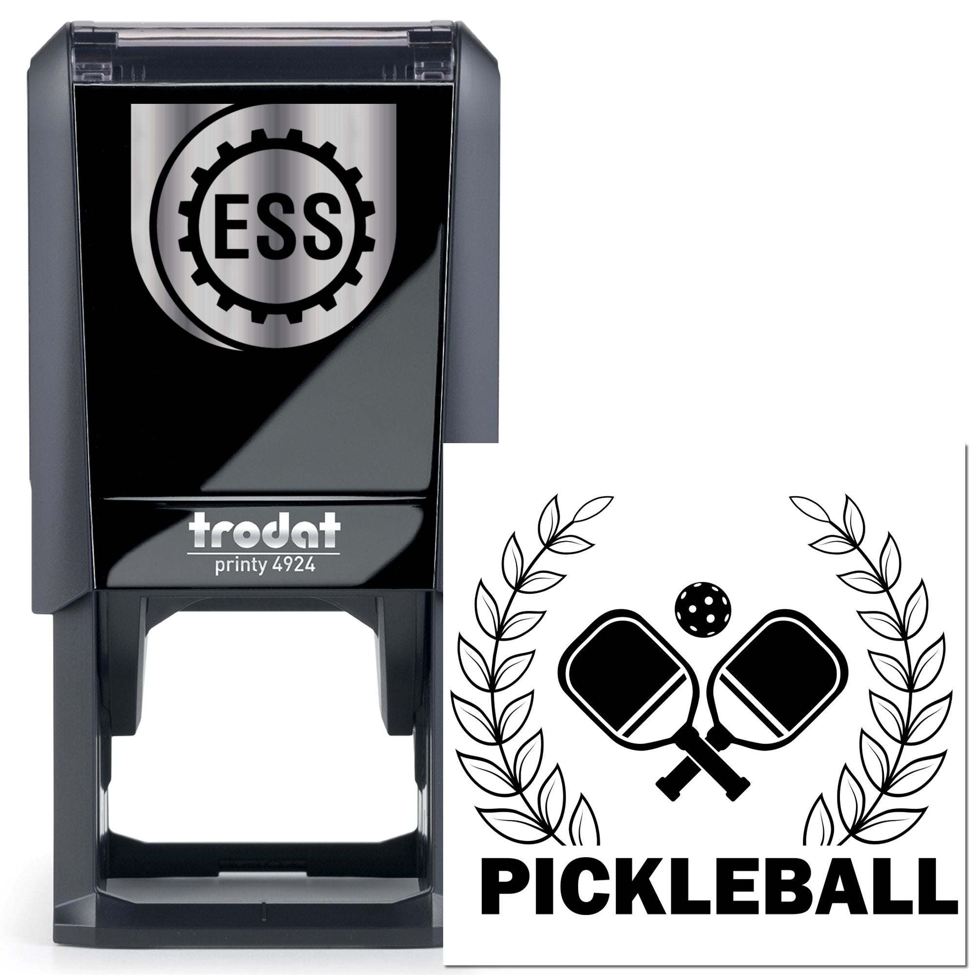Self-Inking Pickleball Emblem Crafting Stamp