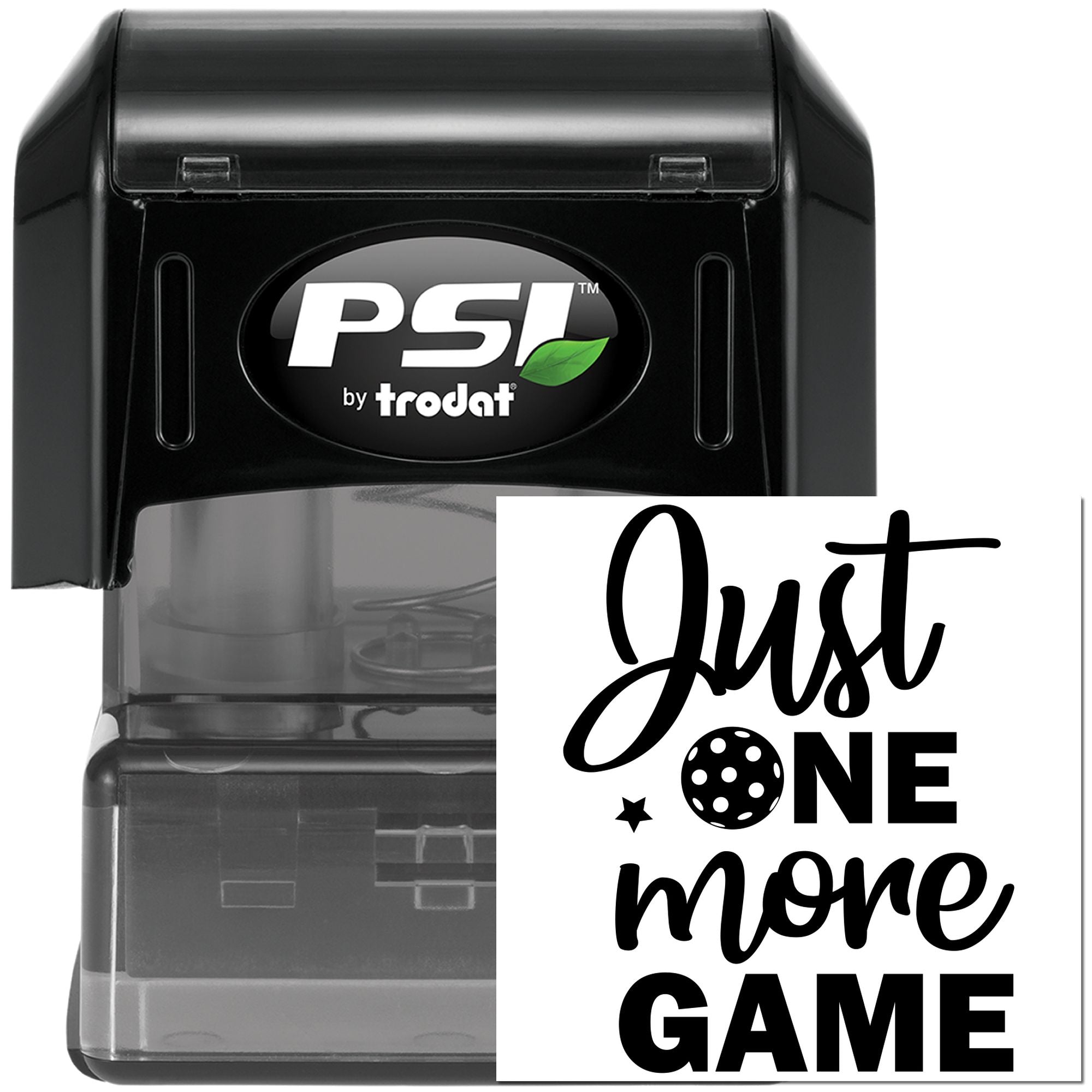 Pre-Inked Just One More Card Making Stamp