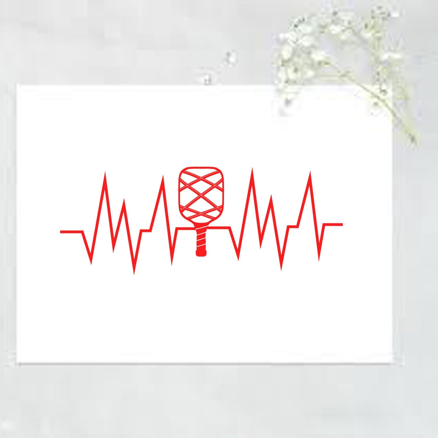 Self-Inking Heartbeat Mic Papercraft Stamp