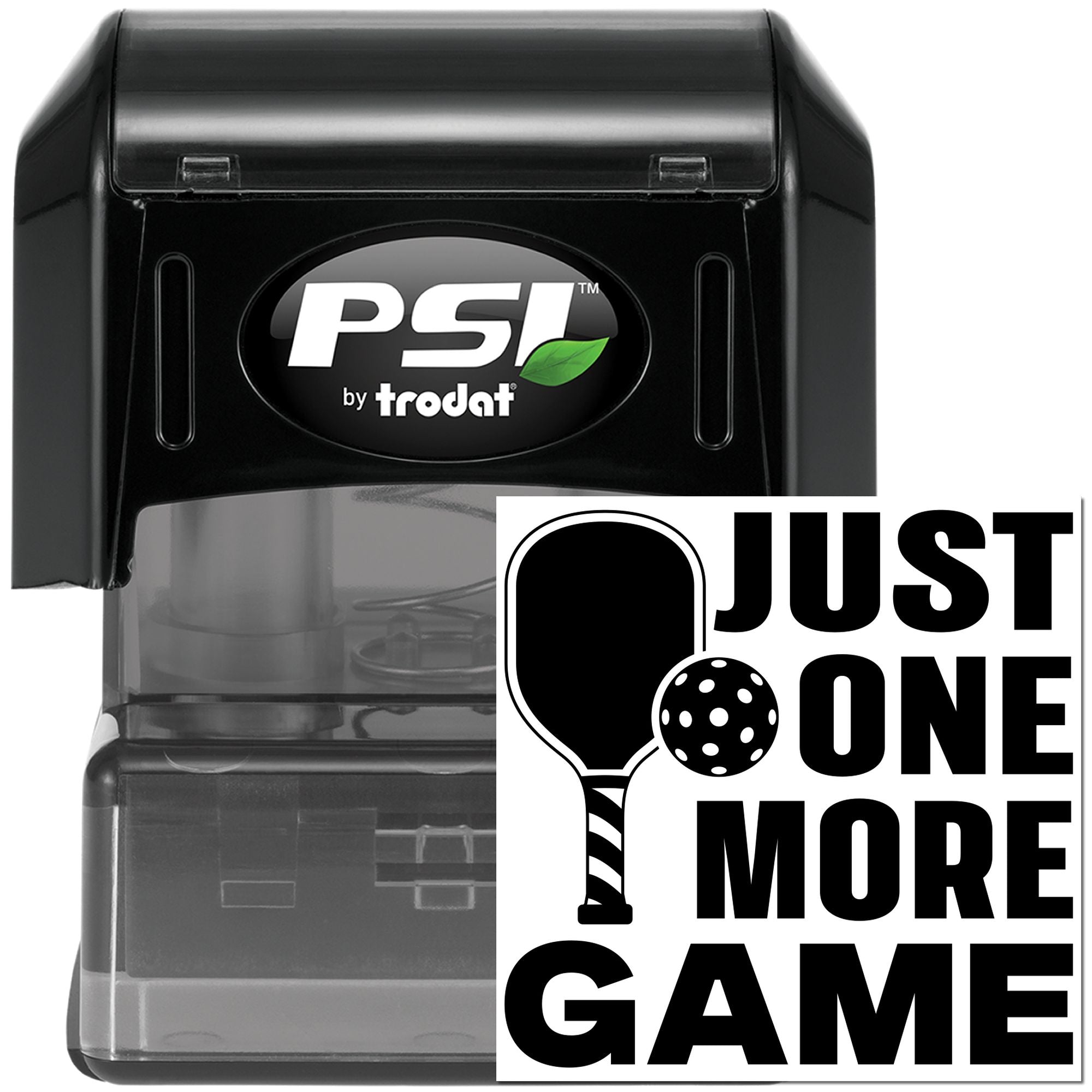 Pre-Inked One More Game Note Card Stamp