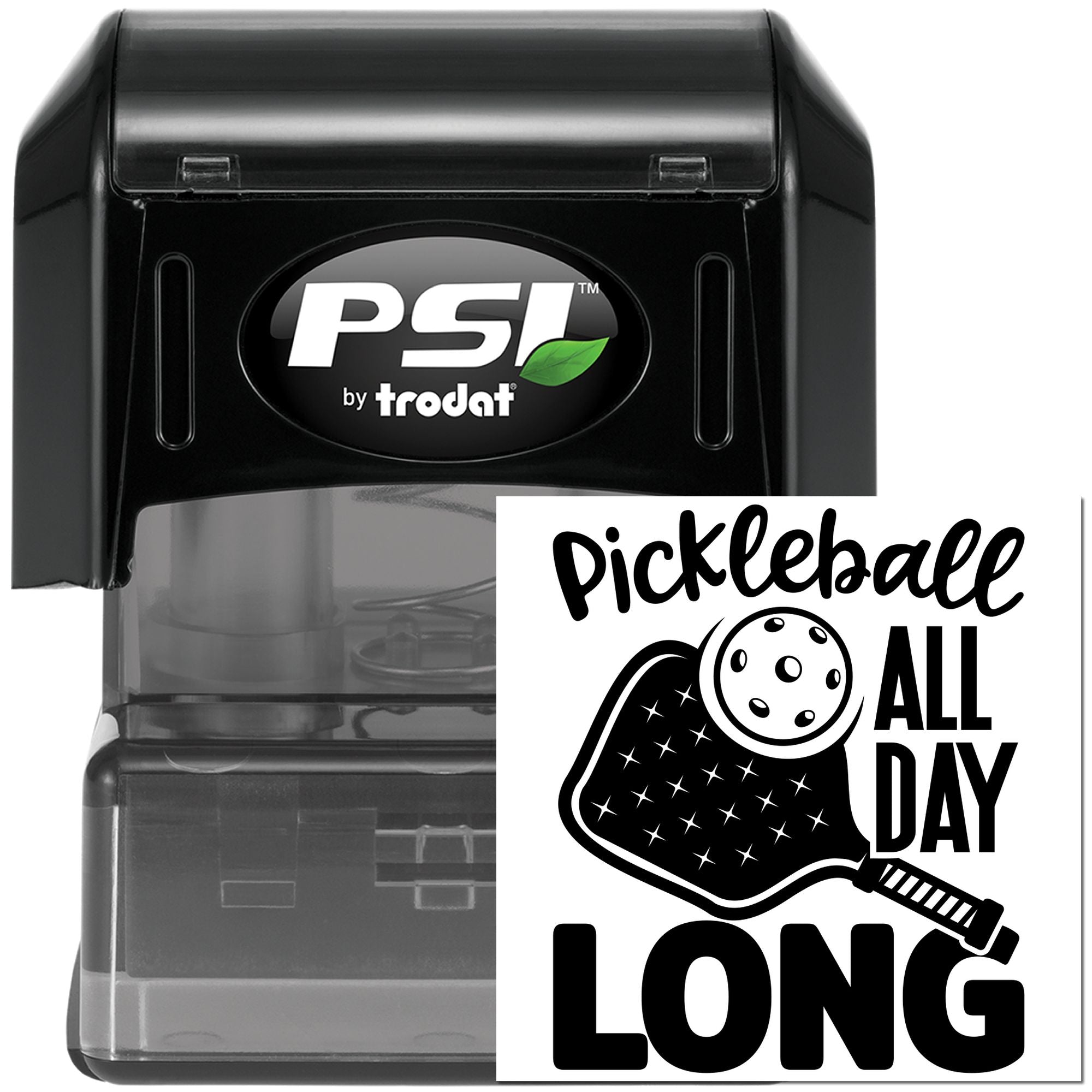 Pre-Inked Pickleball All Day Card Making Stamp