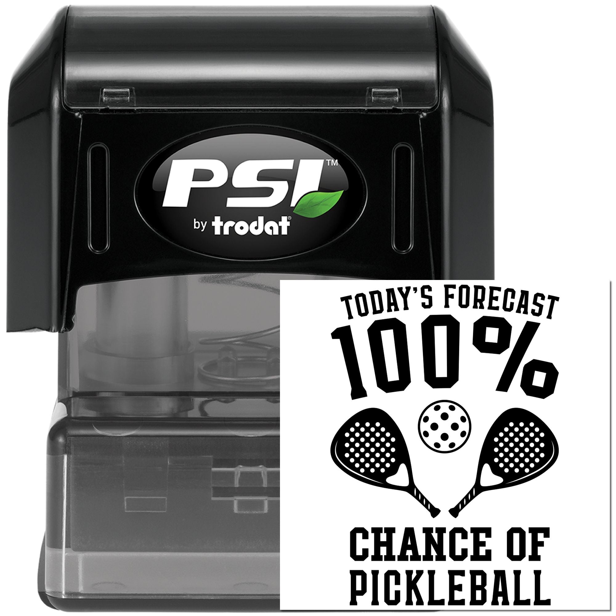 Pre-Inked 100 Percent Pickleball Cardmaking Stamp