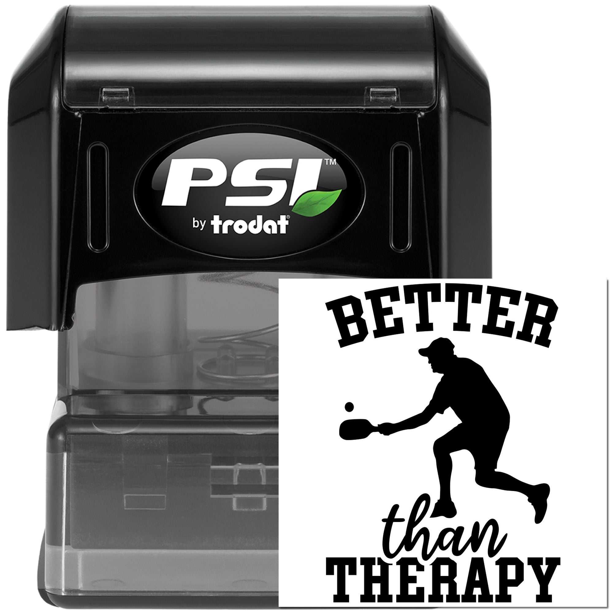 Pre-Inked Better Than Therapy Journaling Stamp