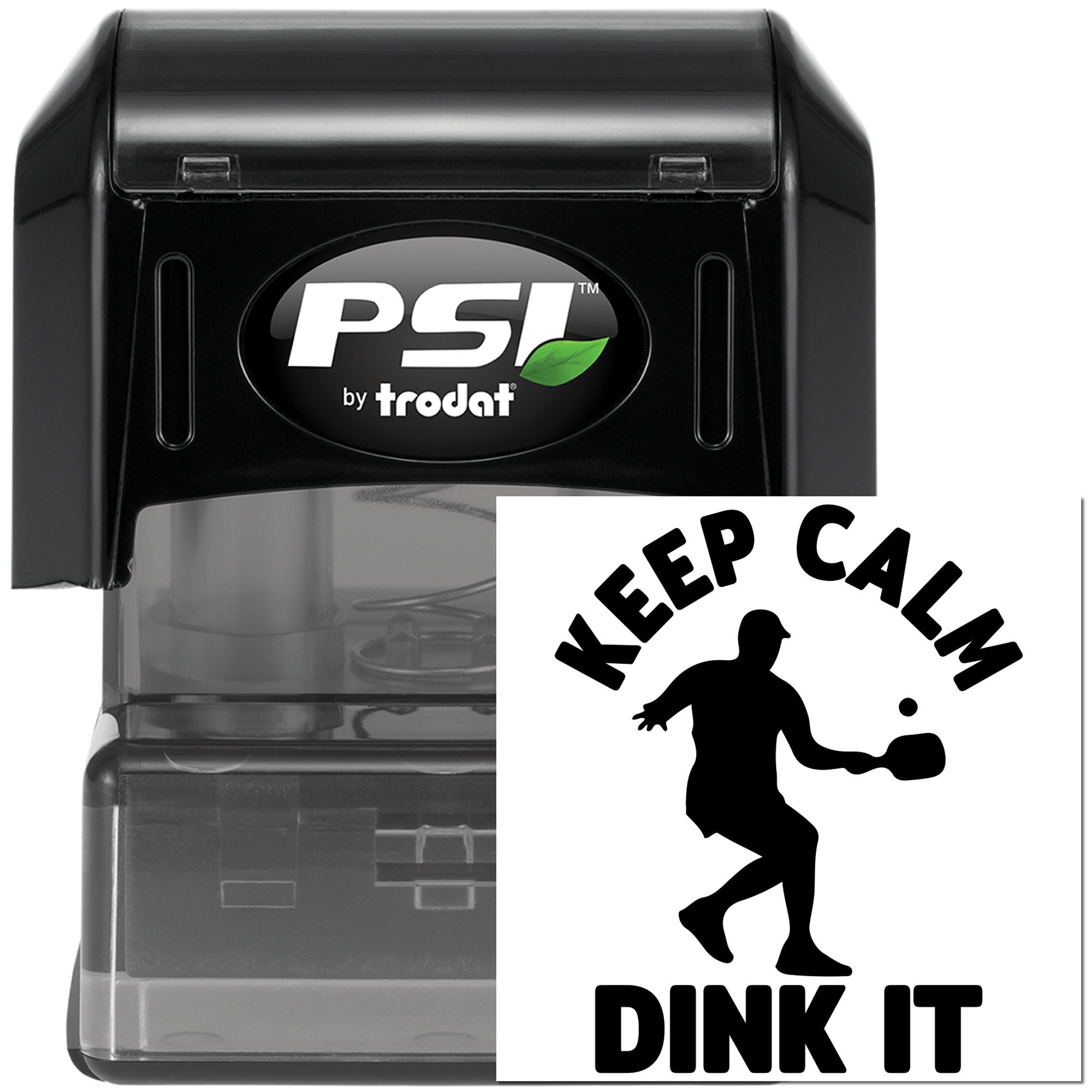 Pre-Inked Ping Pong Dink Party Favor Stamp