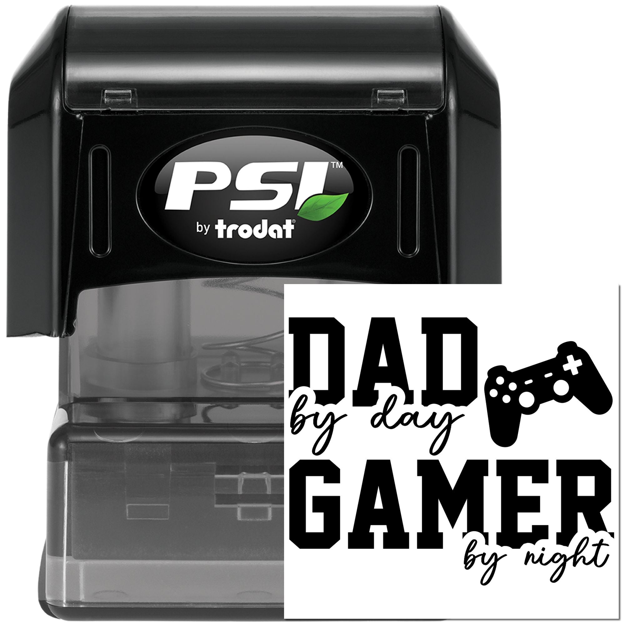 Pre-Inked Dad By Night Scrapbooking Stamp