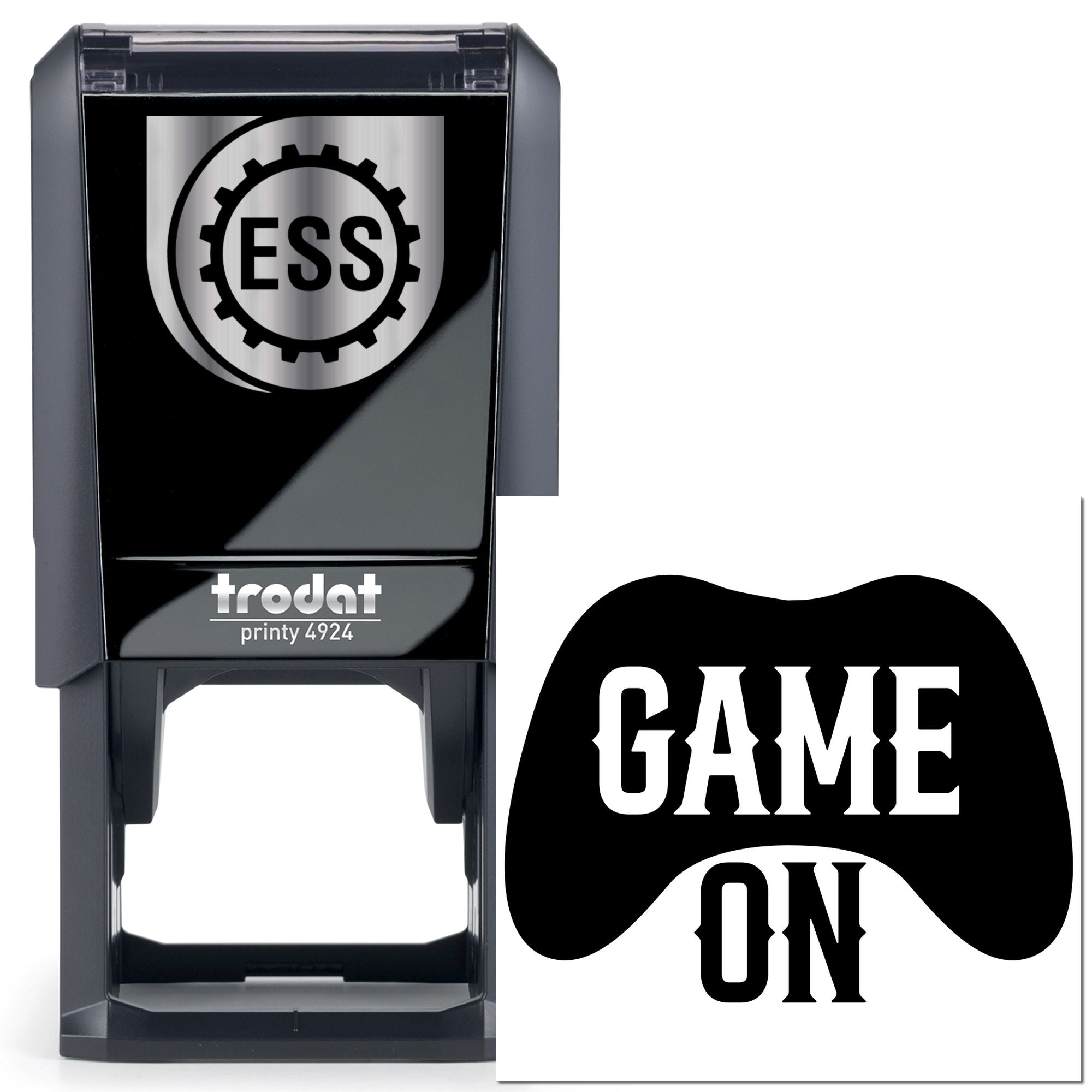 Self-Inking Game On Paper Craft Stamp