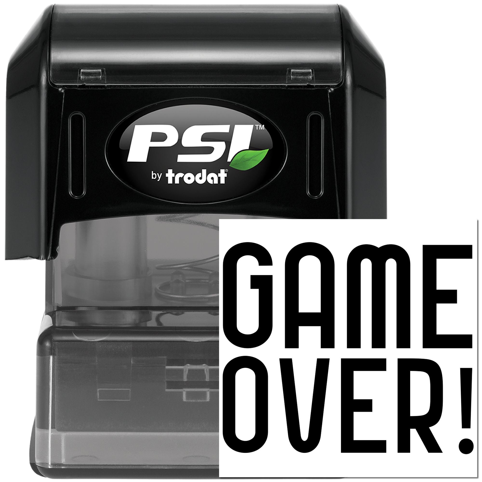 Pre-Inked Giant Game Over Papercraft Stamp