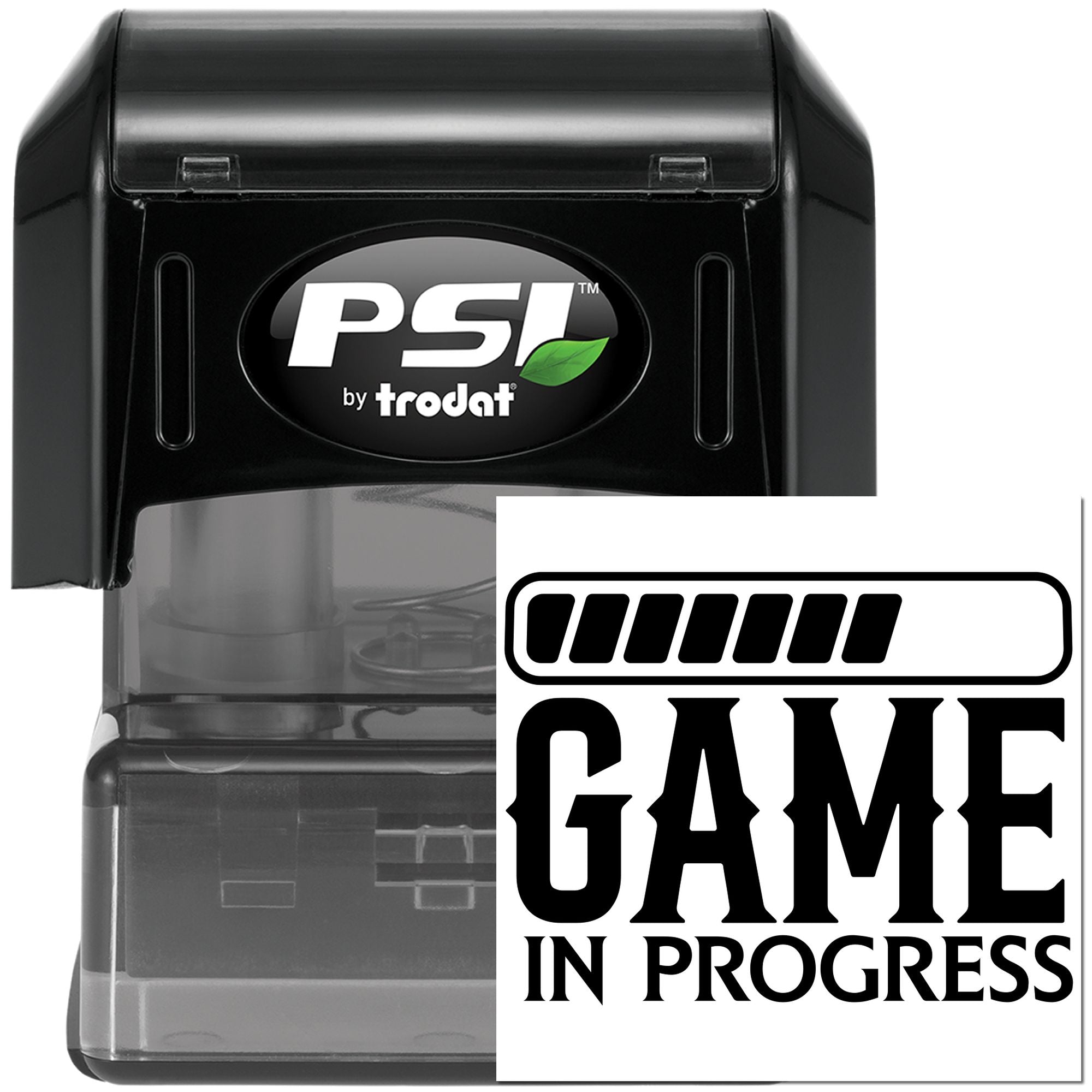 Pre-Inked Game In Progress Cardmaking Stamp