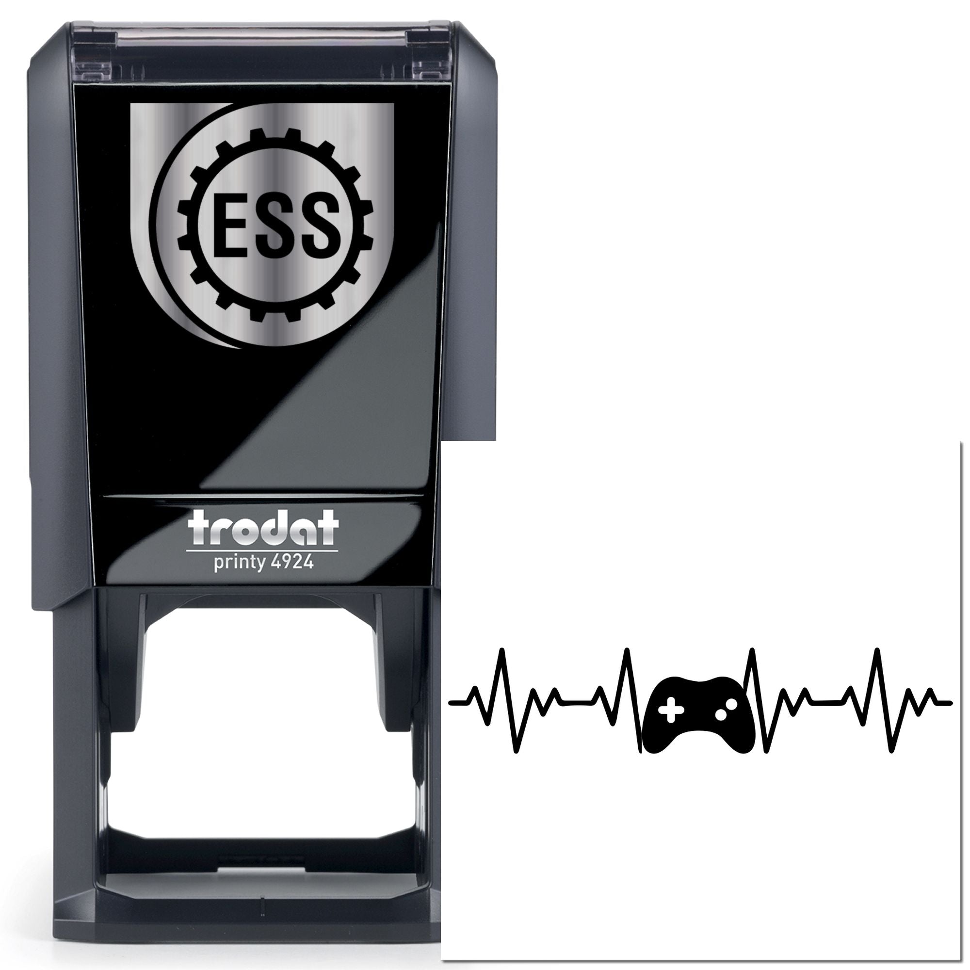 Self-Inking Gaming Pulse Card Stamp