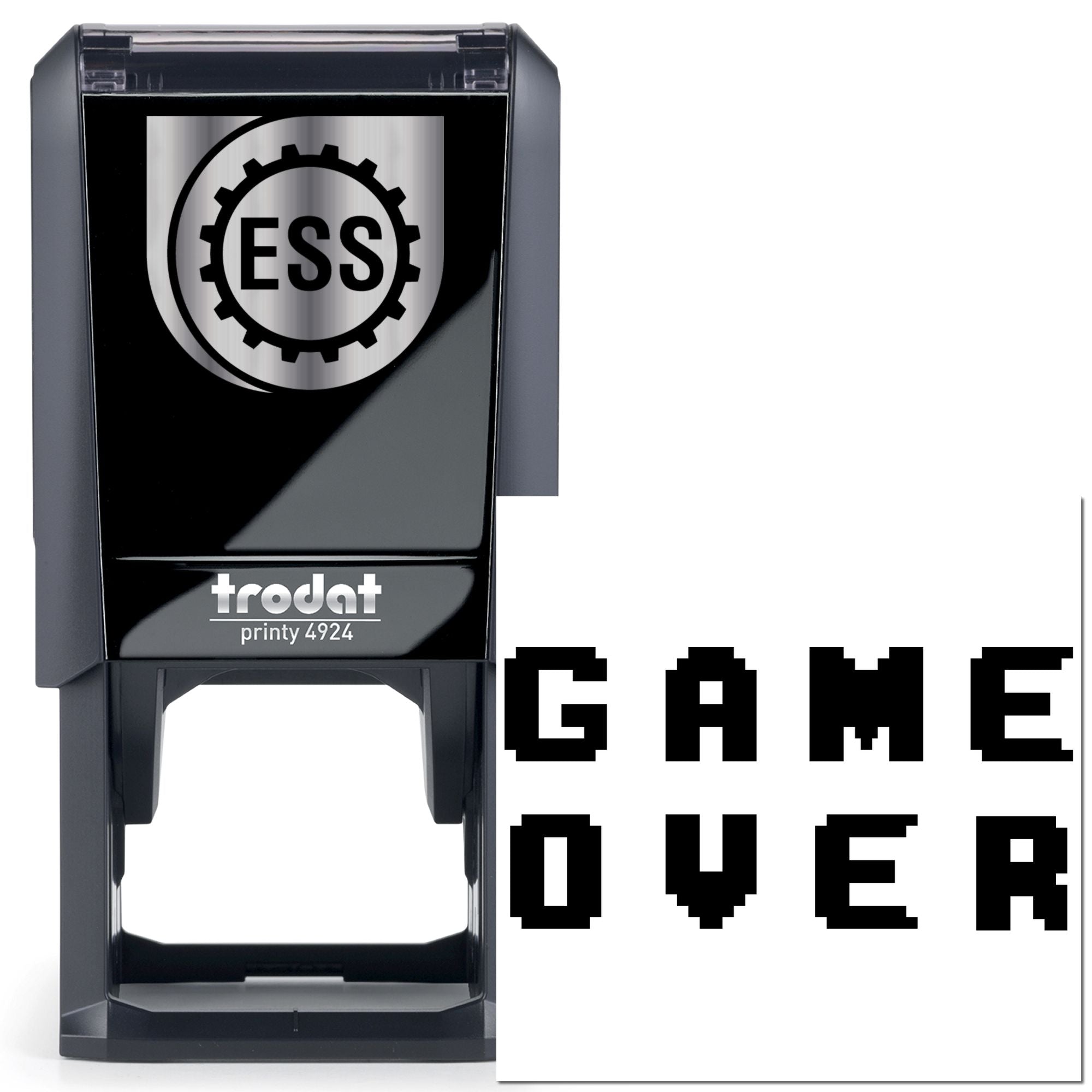 Self-Inking Game Over Card Making Stamp