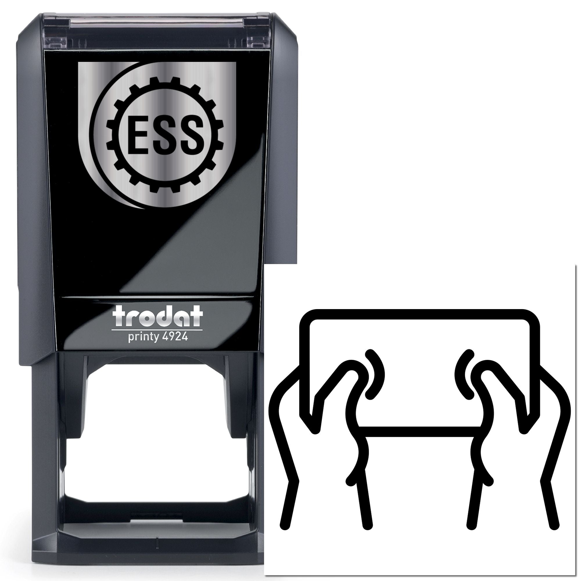 Self-Inking Holding Tablet Cardmaking Stamp