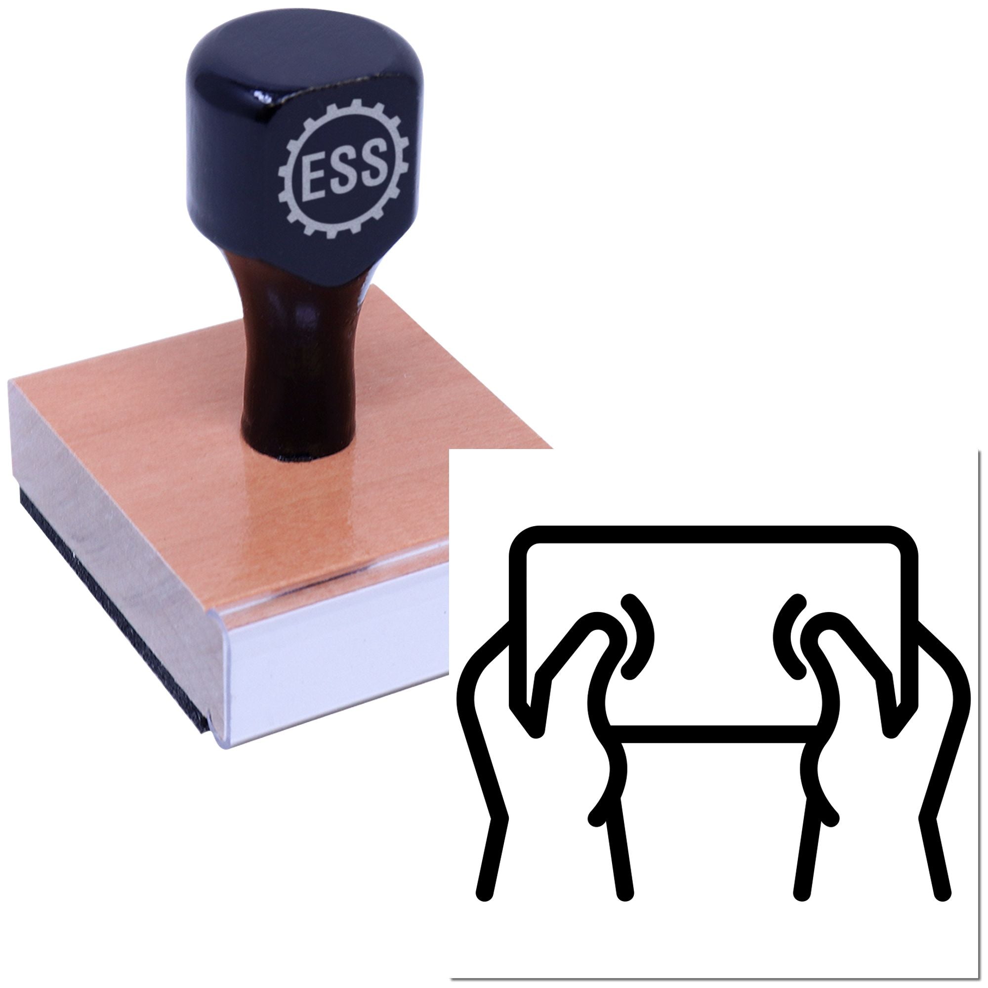 Pinch To Zoom Journaling Rubber Stamp