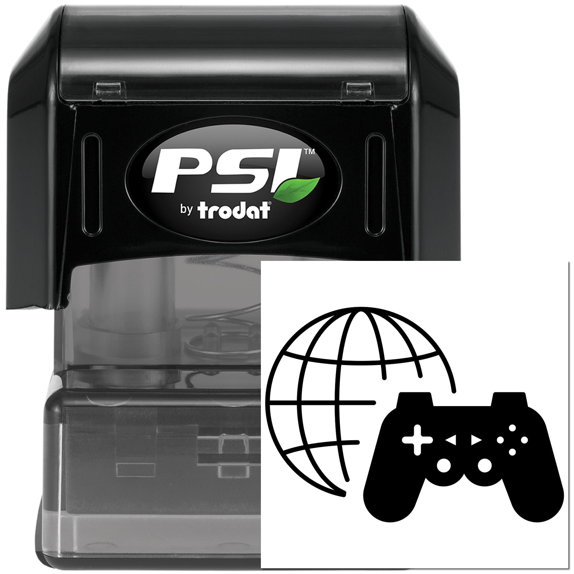 Pre-Inked Global Gaming Controller Greeting Card Stamp