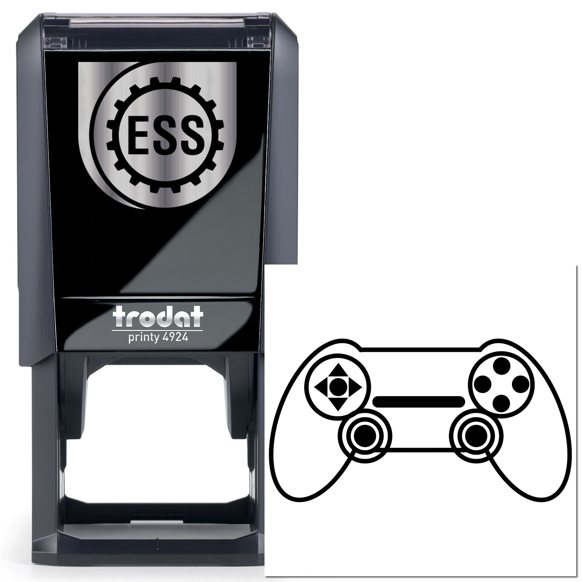 Self-Inking Game Controller Favor Tag Stamp