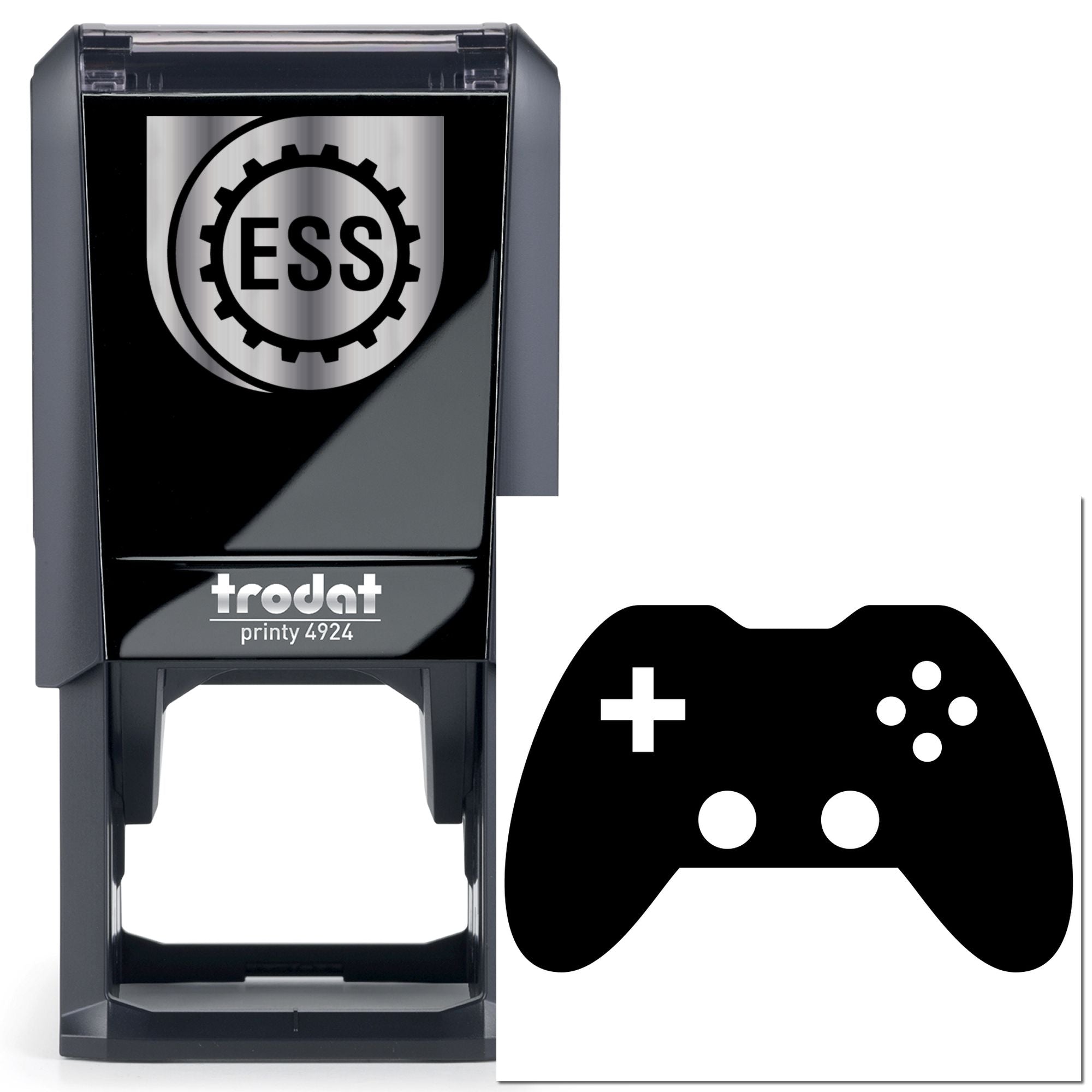 Self-Inking Game Controller Card Stamp
